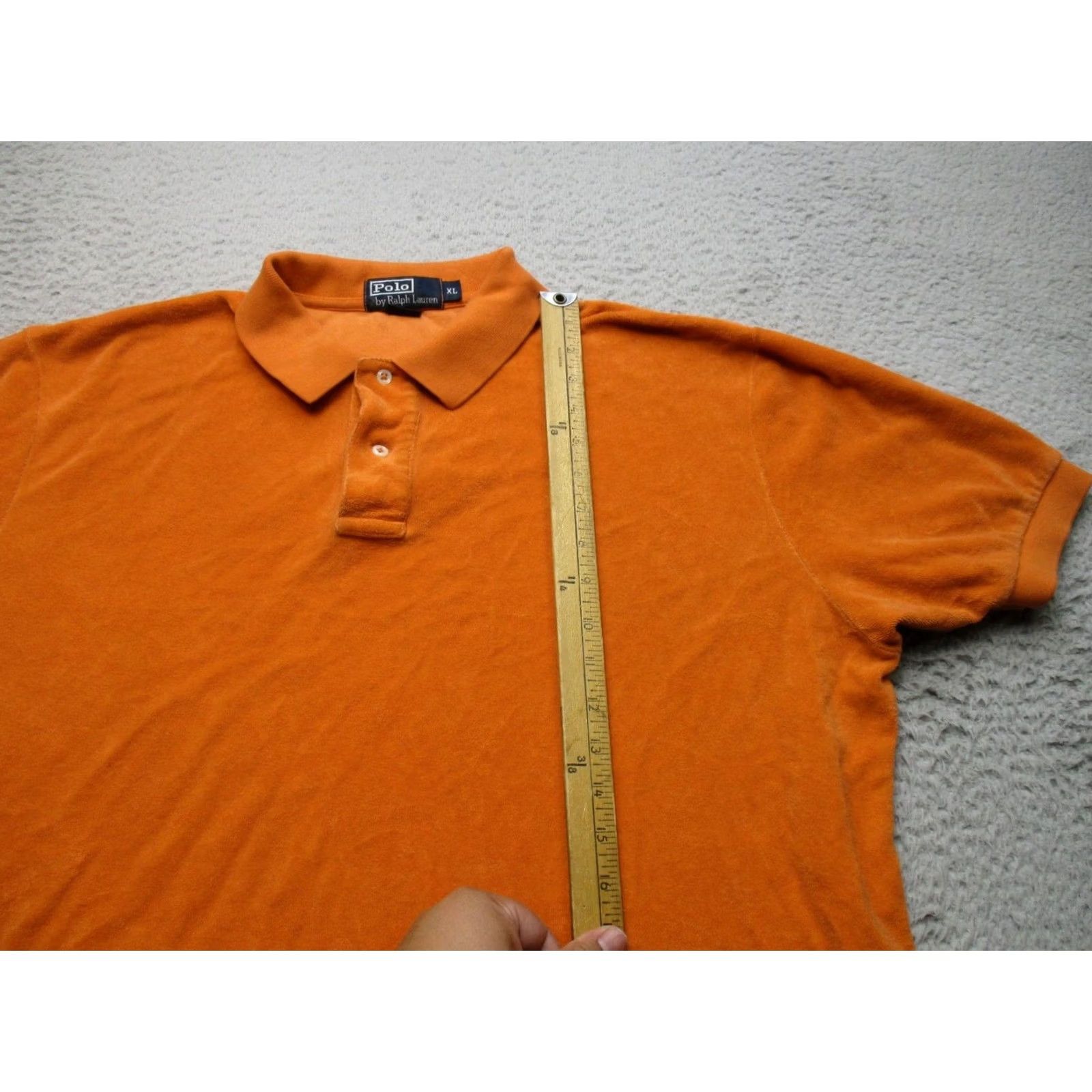 Polo Ralph Lauren Polo Ralph Lauren Polo Shirt Mens XL Orange Solid Coffee? Size US XL / EU 56 / 4 - 4 Thumbnail