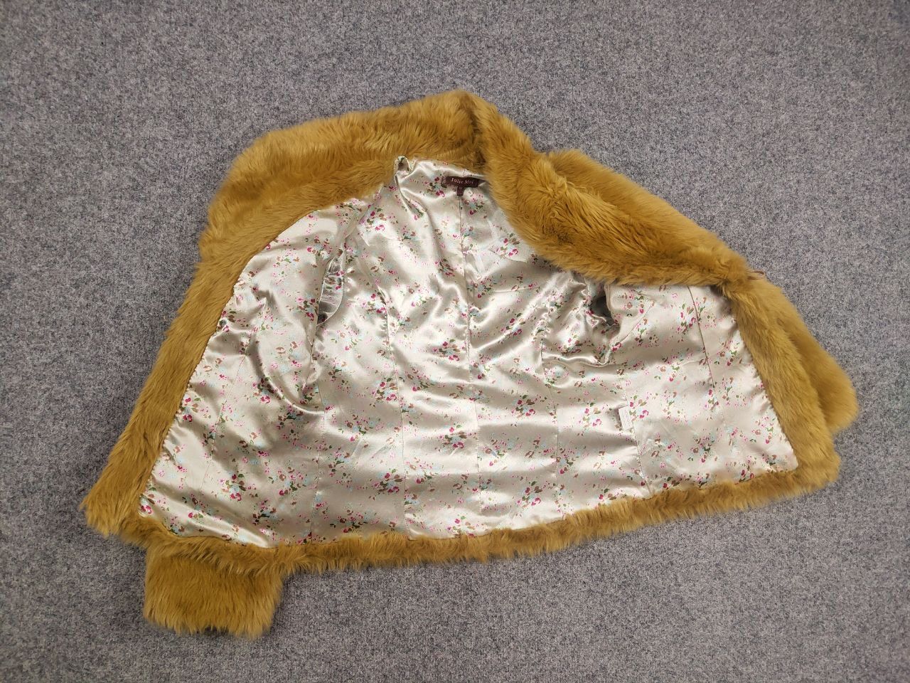 If Six Was Nine Vintage Full Mohair Fuzzy Faux Fur Fluffy Cropped Jacket OG Size M / US 6-8 / IT 42-44 - 13 Thumbnail