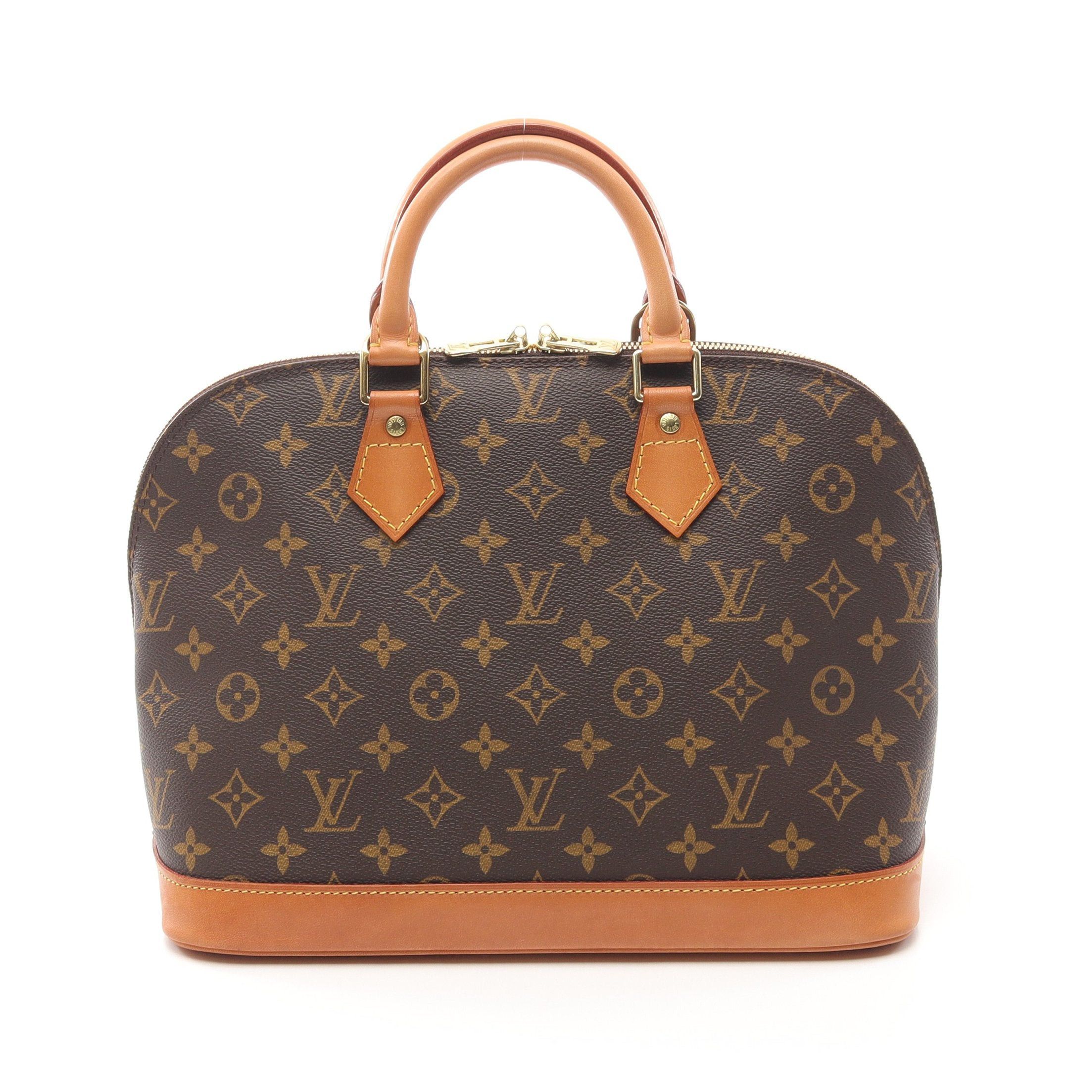 Louis Vuitton Louis Vuitton Alma Pm Monogram Handbag Leather Brown Size ONE SIZE - 1 Thumbnail