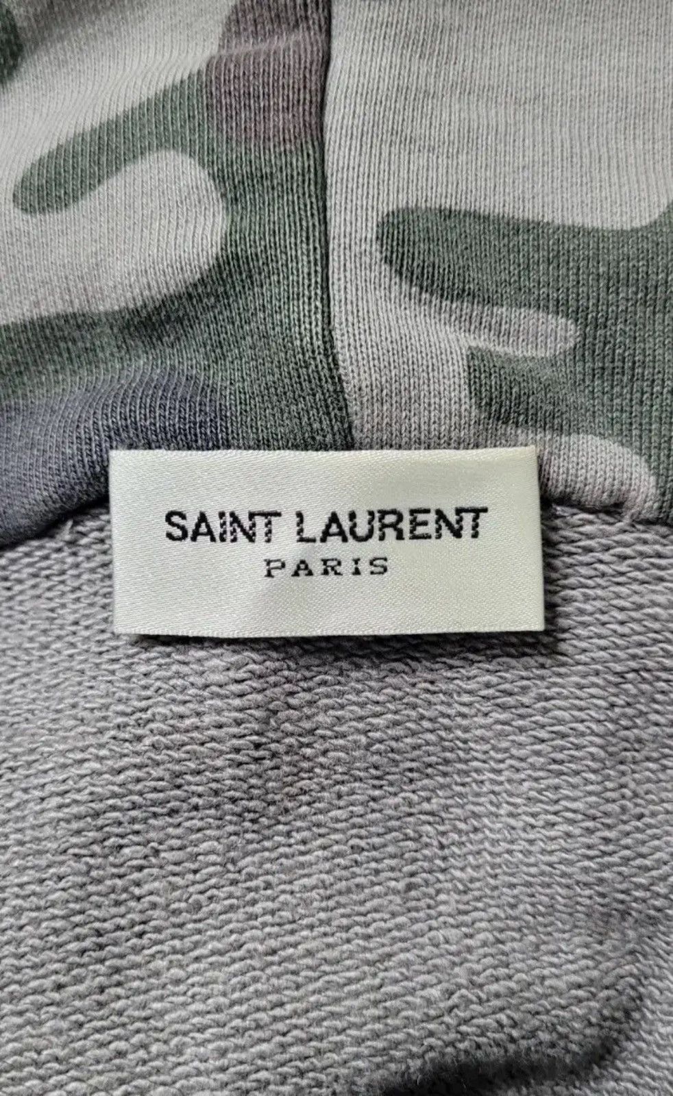 Saint Laurent Paris Saint Laurent Camouflage Zip Hoodie Size US XXL / EU 58 / 5 - 3 Thumbnail