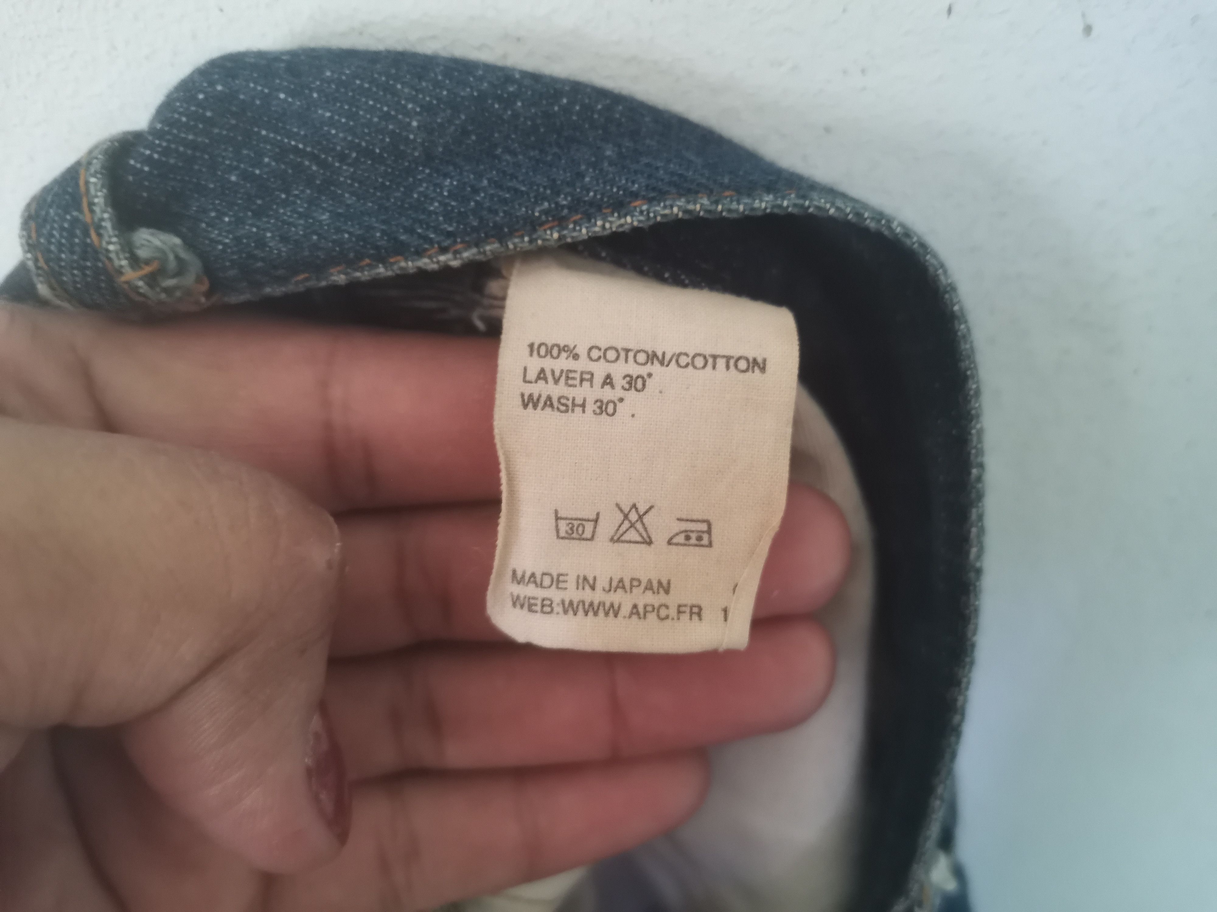 A.P.C. Rare A.P.C denim pants nice design Size US 31 - 4 Thumbnail