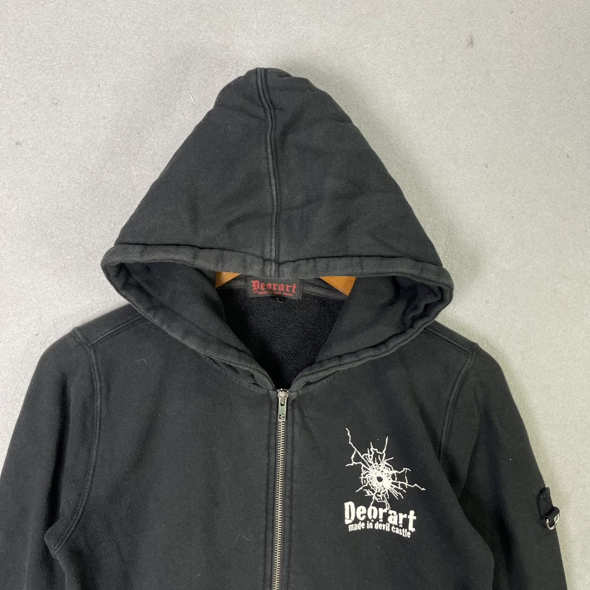 Seditionaries Deorart “Dead Alive” Skeleton Graphic Zip Hoodie Size US S / EU 44-46 / 1 - 4 Thumbnail