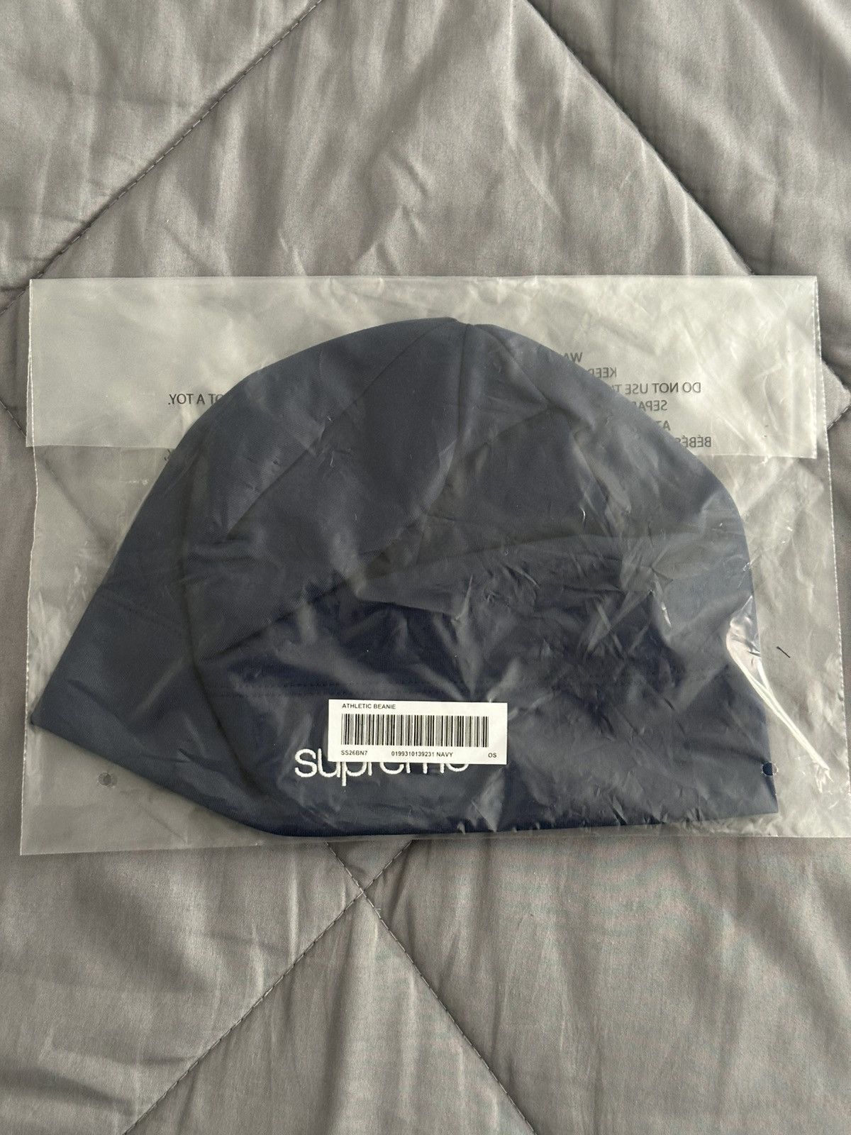 Supreme Supreme Base Layer Beanie Navy Size ONE SIZE - 1 Thumbnail