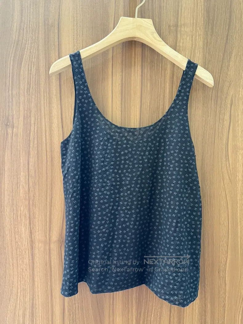 Chanel Chanel 24C black logo star strap vest Size XXS / US 00 / IT 34 - 1 Thumbnail