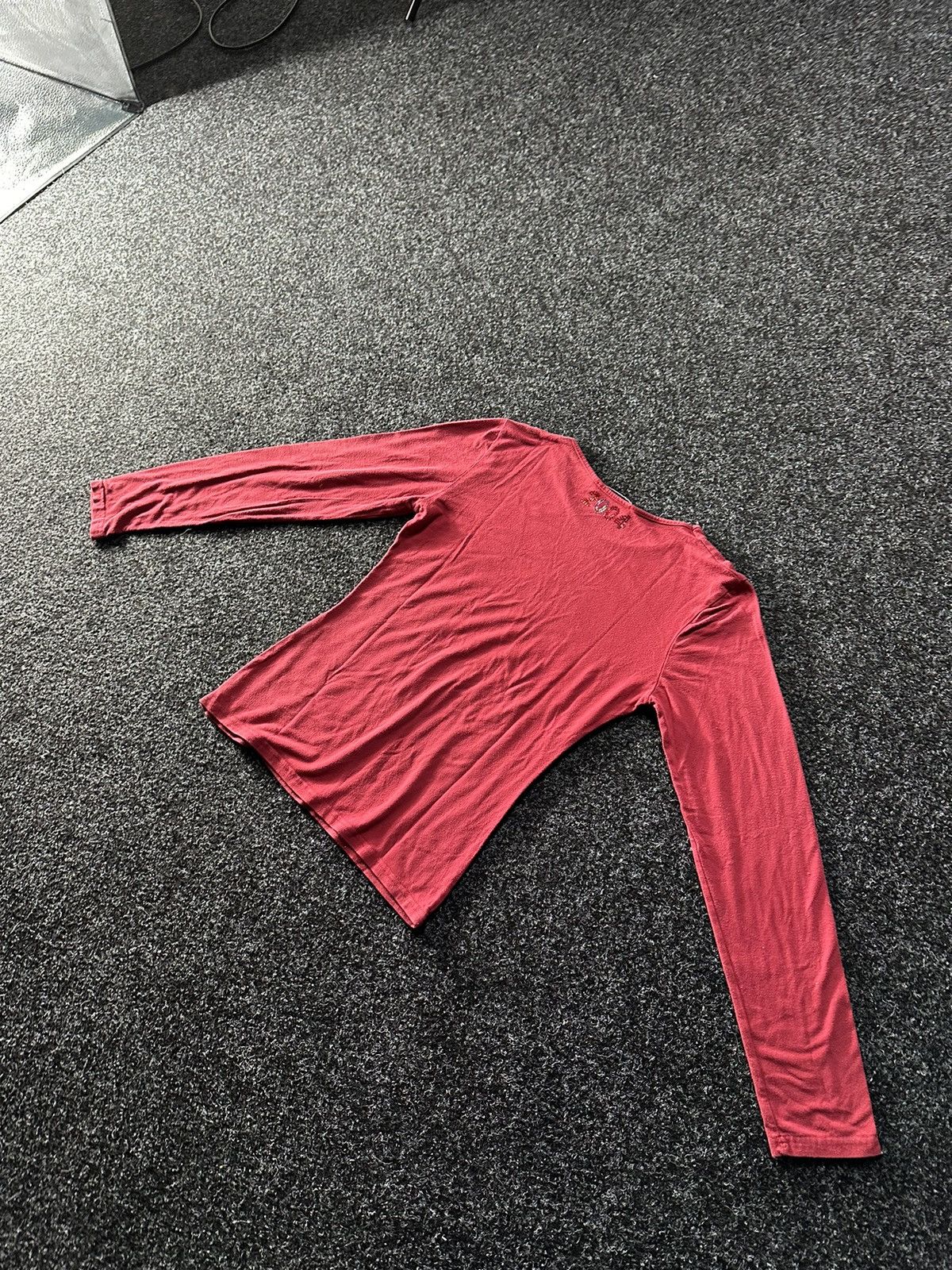 Charles Jourdan × Vintage 🚨 ARHIVE CHARLES JOURDAN VINTAGE LONGSLEEVE RED LOGO Y2K JPG Size S / US 4 / IT 40 - 7 Thumbnail