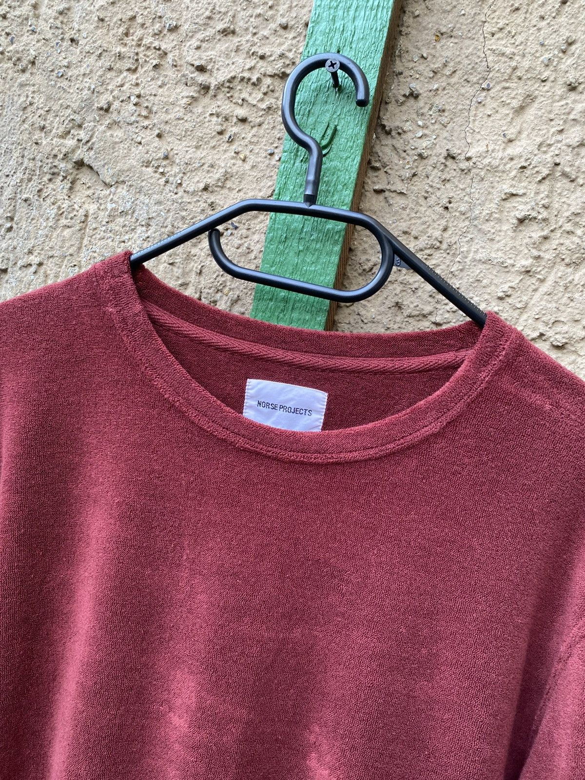 Norse Projects Norse Projects Harfdan Towelling Overdyed Sweatshirt Size M Size US M / EU 48-50 / 2 - 2 Thumbnail