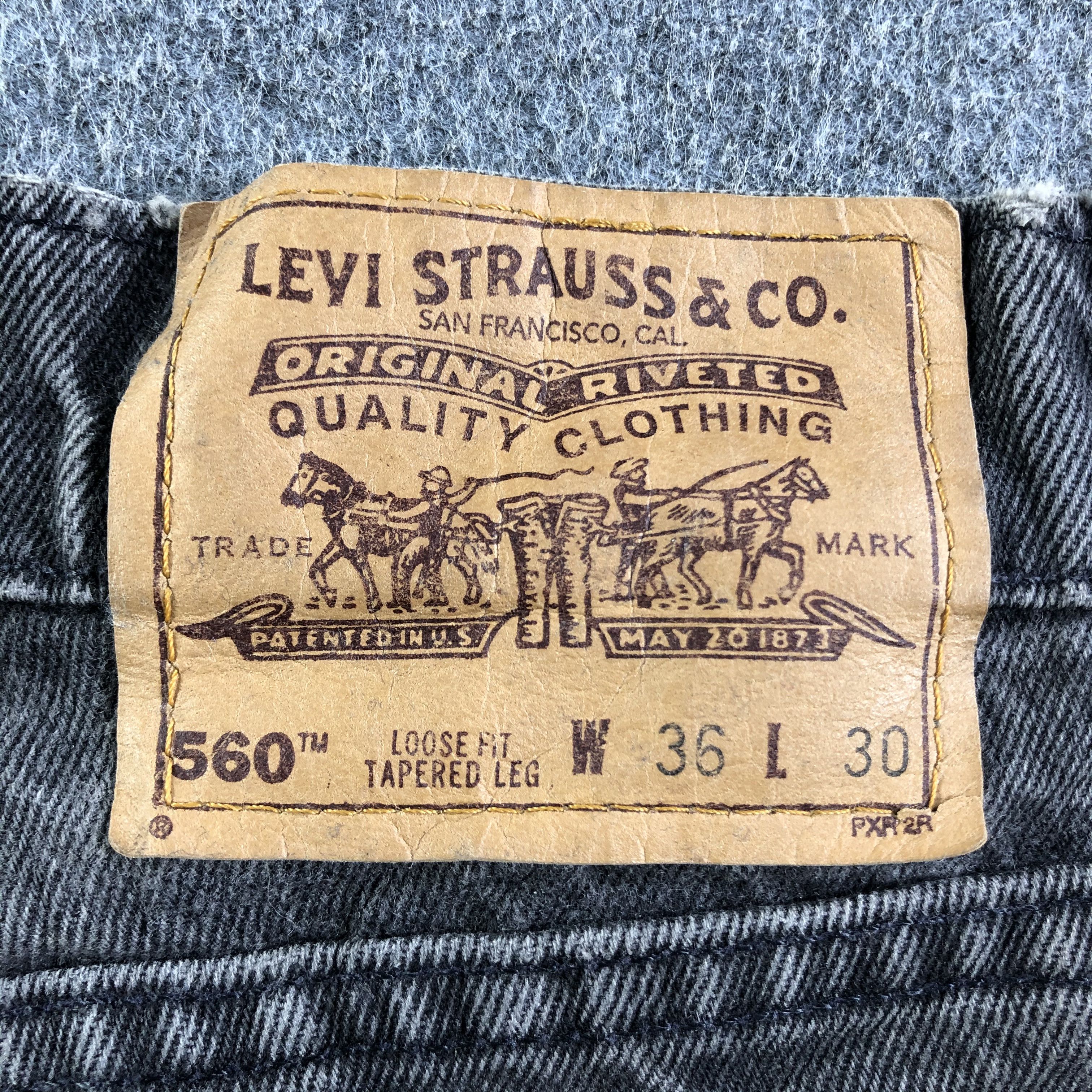 Levi's 90s Vintage Levis 560 Jeans-J3655 Size US 36 / EU 52 - 5 Thumbnail