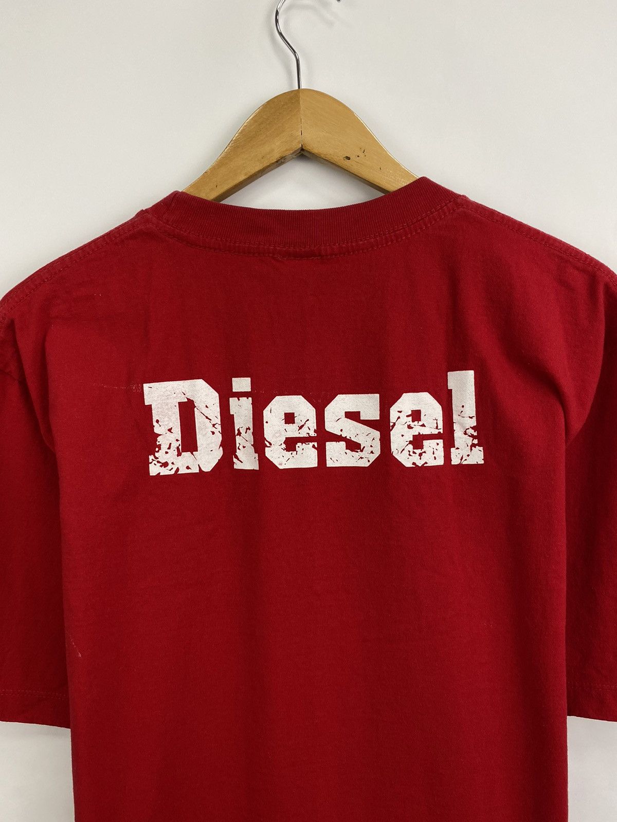 Diesel 🇺🇸 Vintage 90s Diesel Big logo t-shirt retro rare Y2K Size US XL / EU 56 / 4 - 8 Thumbnail