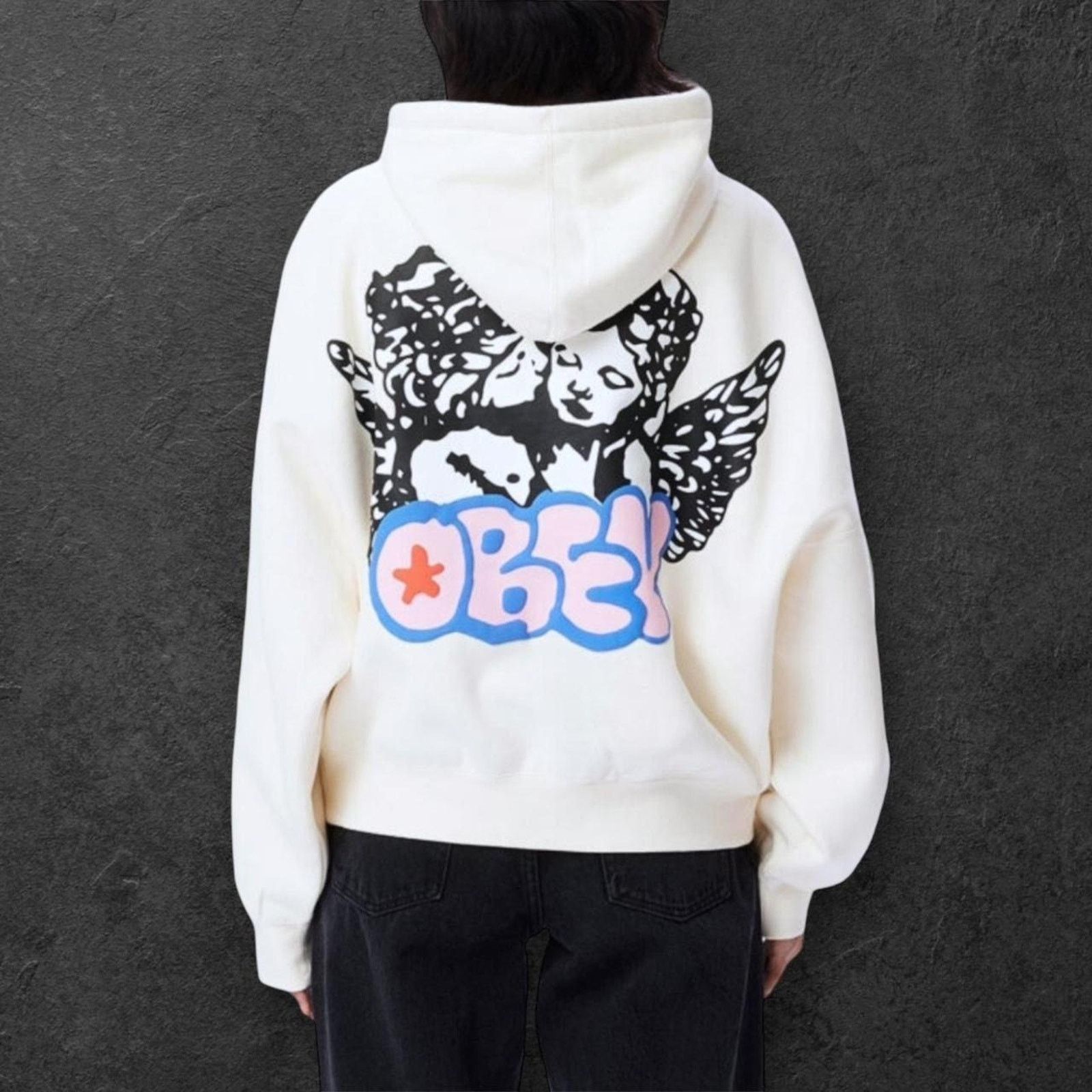Obey Obey ft Cherub Angle Babies Relaxed Fit Hoodie Size US S / EU 44-46 / 1 - 8 Thumbnail