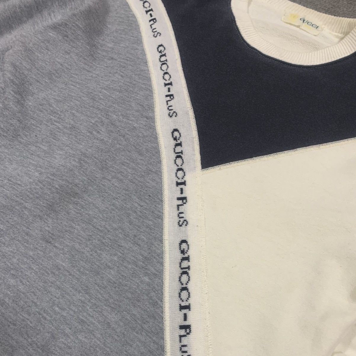 Gucci Rare Vtg 80's Gucci Plus Crewneck Sweatshirt Size ONE SIZE - 6 Thumbnail