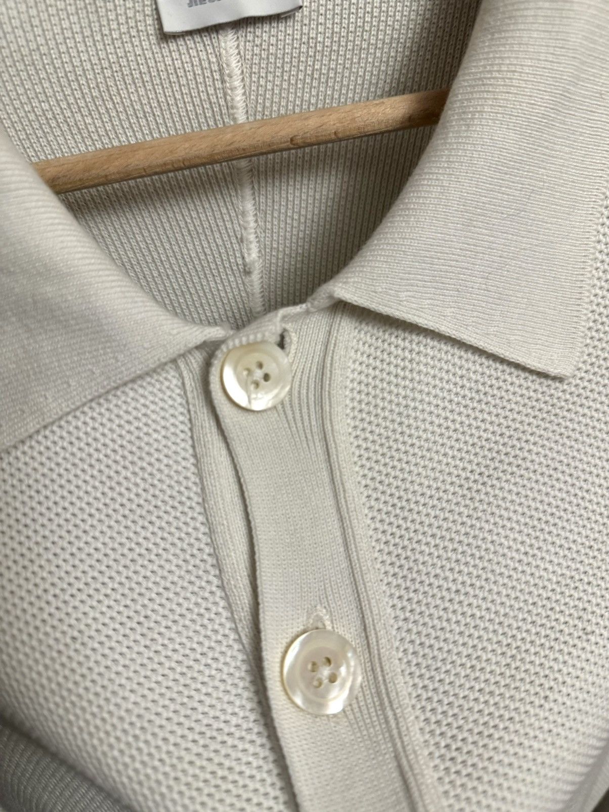 Jil Sander × Raf Simons jil sander raf simons knit jacket off white 48 slim Size US M / EU 48-50 / 2 - 11 Thumbnail