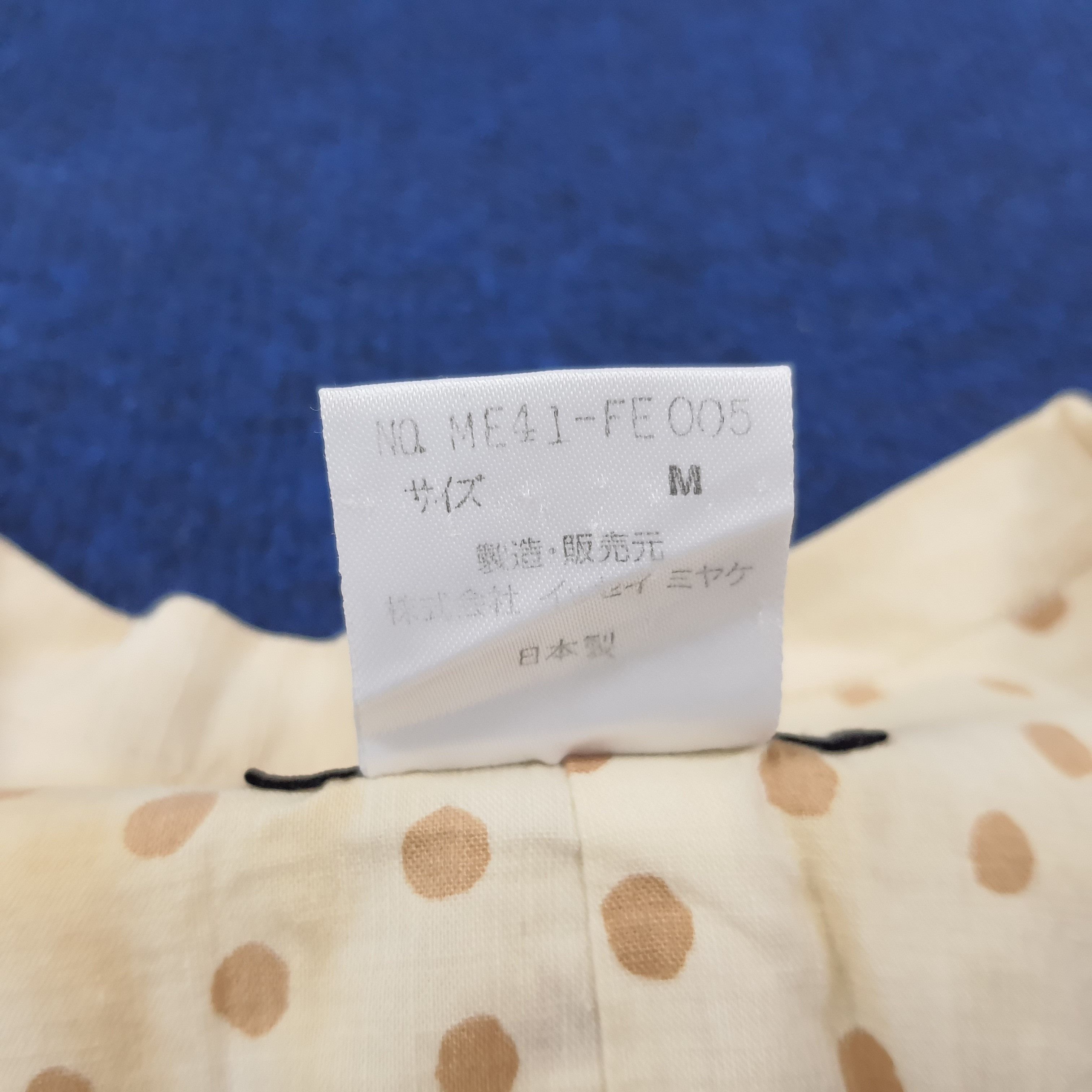Issey Miyake × Japanese Brand × Vintage Vintage Issey Miyake Japan Designer Brand Polka Dot Vests Size US M / EU 48-50 / 2 - 5 Thumbnail