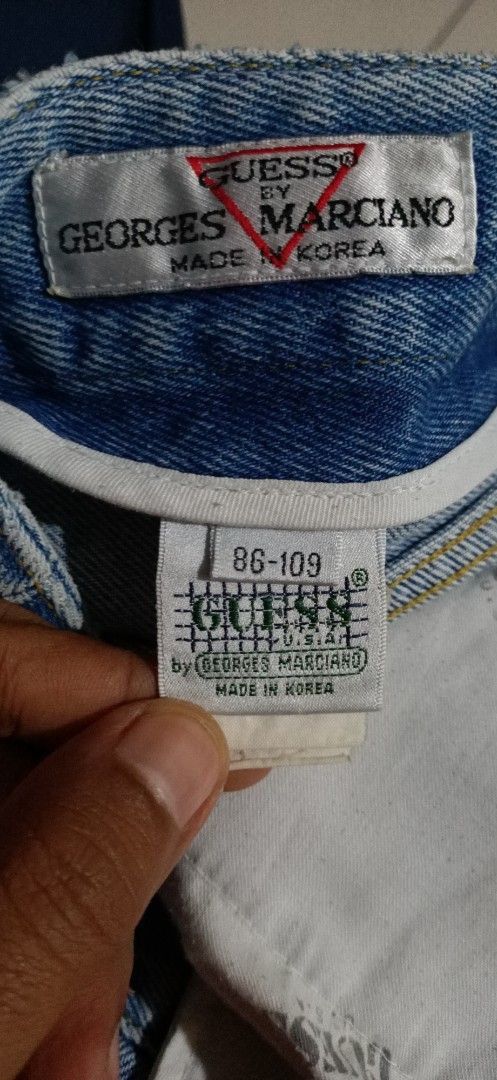 Georges Marciano × Guess × Vintage Vintage guess by georges Marciano carpenter baggy jeans Size US 34 / EU 50 - 9 Thumbnail