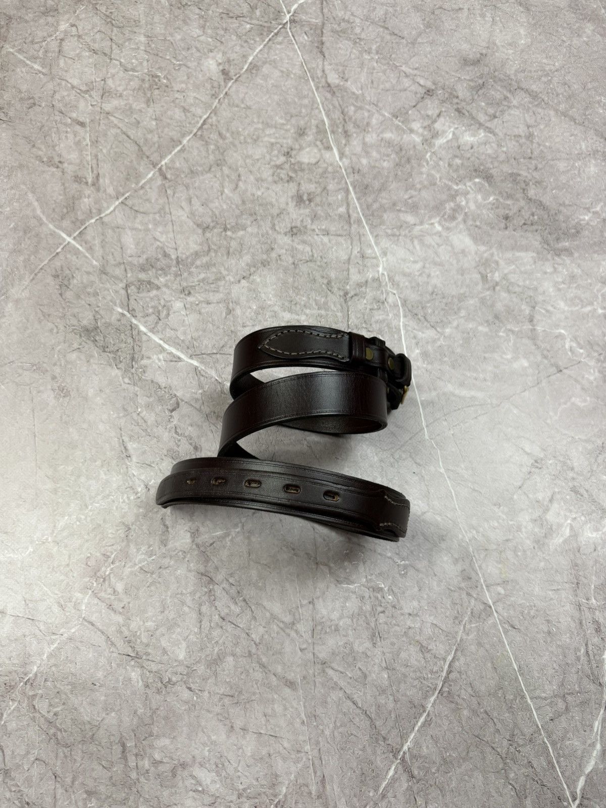 R.M. Williams M. Williams Classic Drover Leather Belt 34 Made in Australia Size 34 - 5 Thumbnail