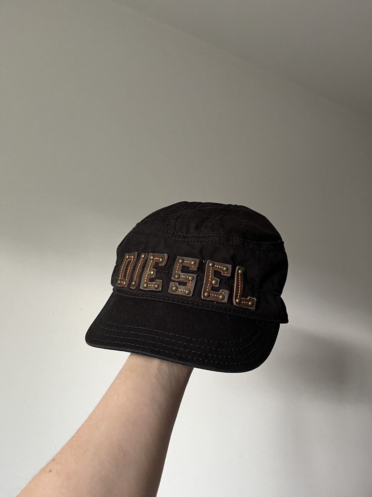 Avant Garde × Diesel × Vintage Diesel vintage cap leather logo Y2K 