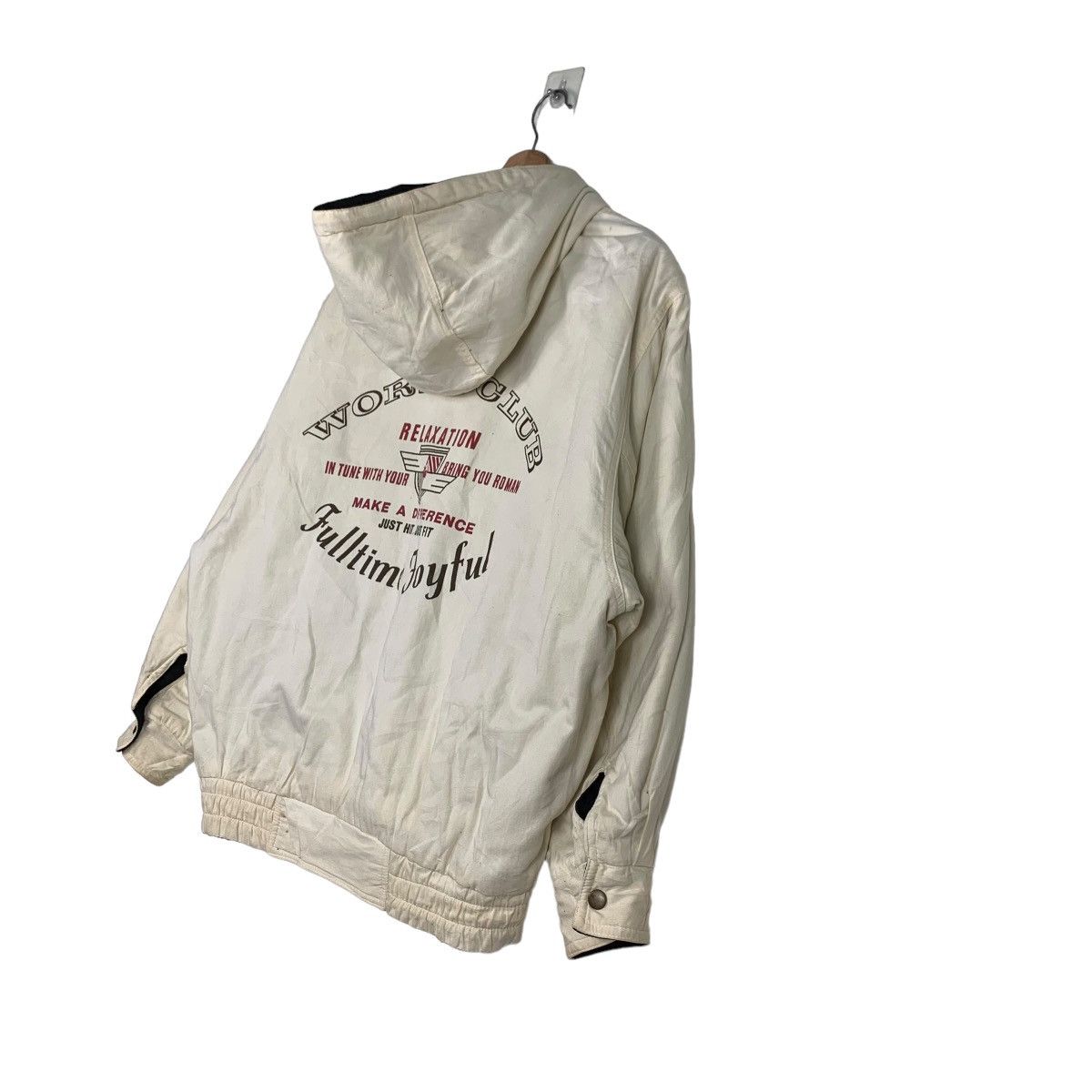 Japanese Brand World Club Big Logo Reversible Hoodie Jacket #0260-C12 Size US L / EU 52-54 / 3 - 10 Thumbnail