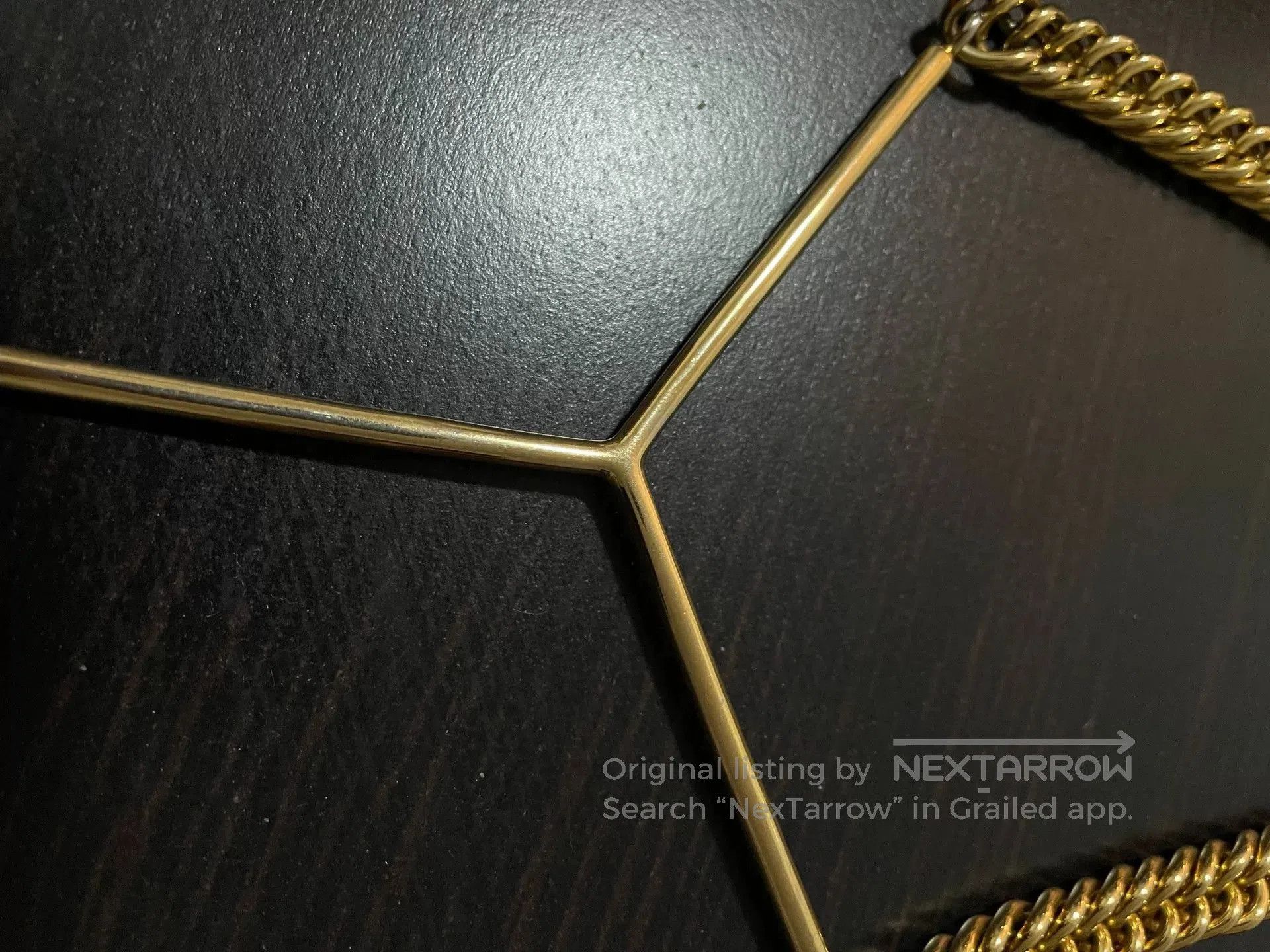 Y/Project Y Project Gold Y Logo Thick Necklace. Size ONE SIZE - 3 Thumbnail