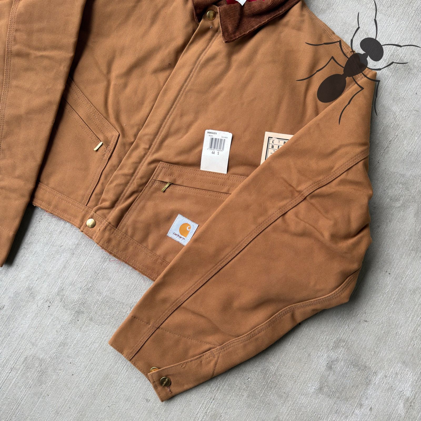 Carhartt × Vintage Carhartt brown cropped Detroit style work wear jacket Size US M / EU 48-50 / 2 - 4 Thumbnail