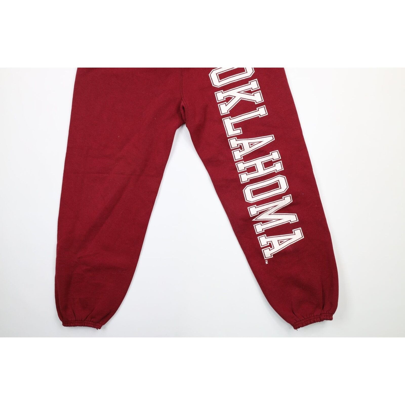 Vintage Vintage 90s Faded Heavyweight University of Oklahoma Joggers Size US 34 / EU 50 - 4 Thumbnail