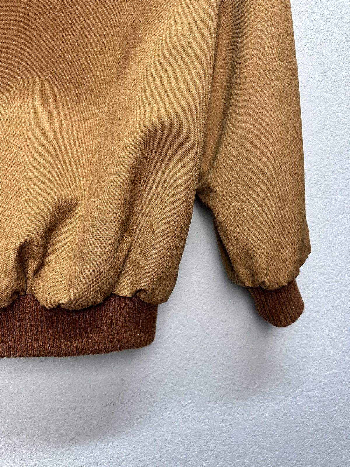 If Six Was Nine Vintage Brown Bomber Jacket Fleece Lined 90s Workwear LGB Size US M / EU 48-50 / 2 - 7 Thumbnail