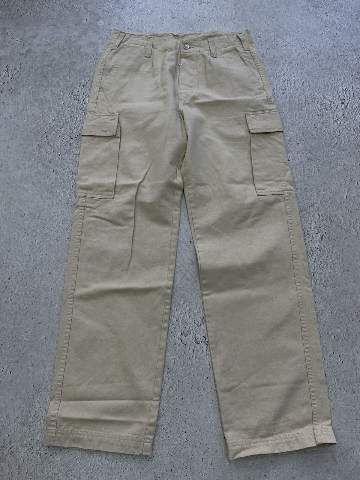 Diesel Rare baggy beige cargo pants y2k fashion Diesel Size US 31 - 2 Thumbnail