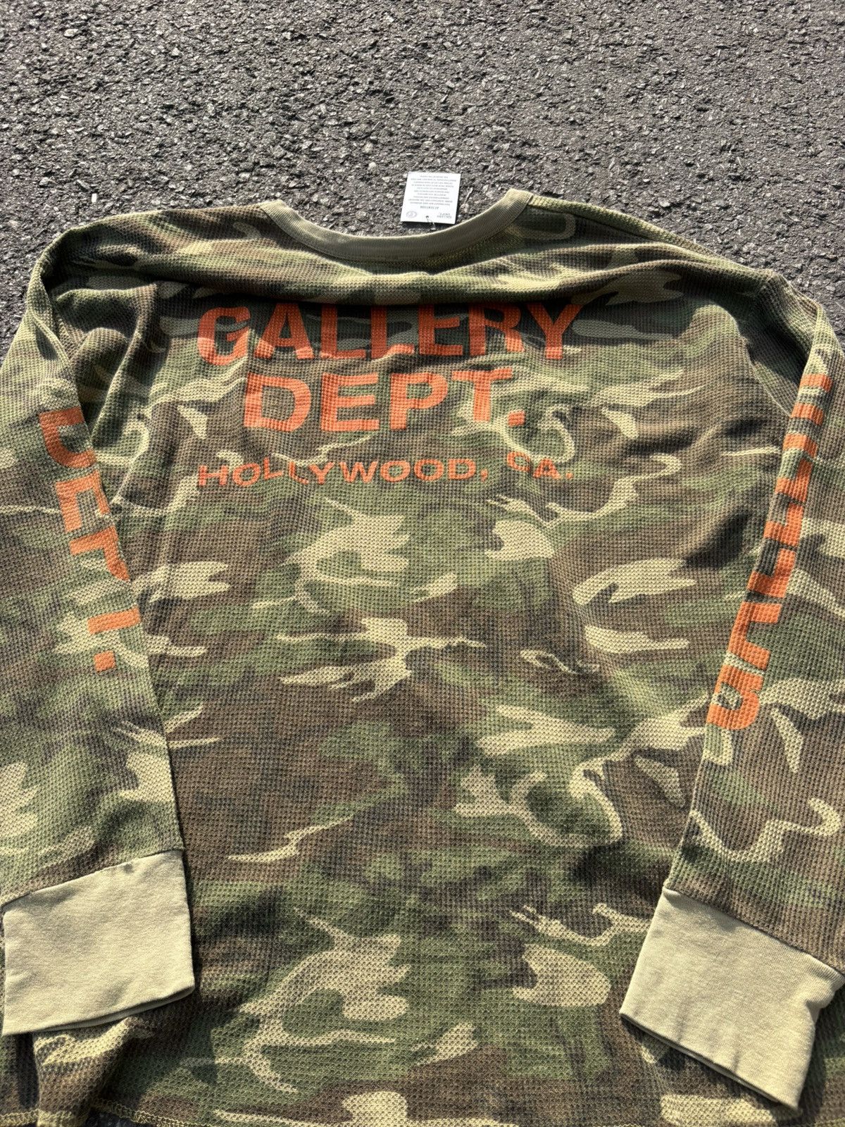 Gallery Dept. Gallery Dept Camo Waffle Thermal Long Sleeve Size US L / EU 52-54 / 3 - 3 Thumbnail