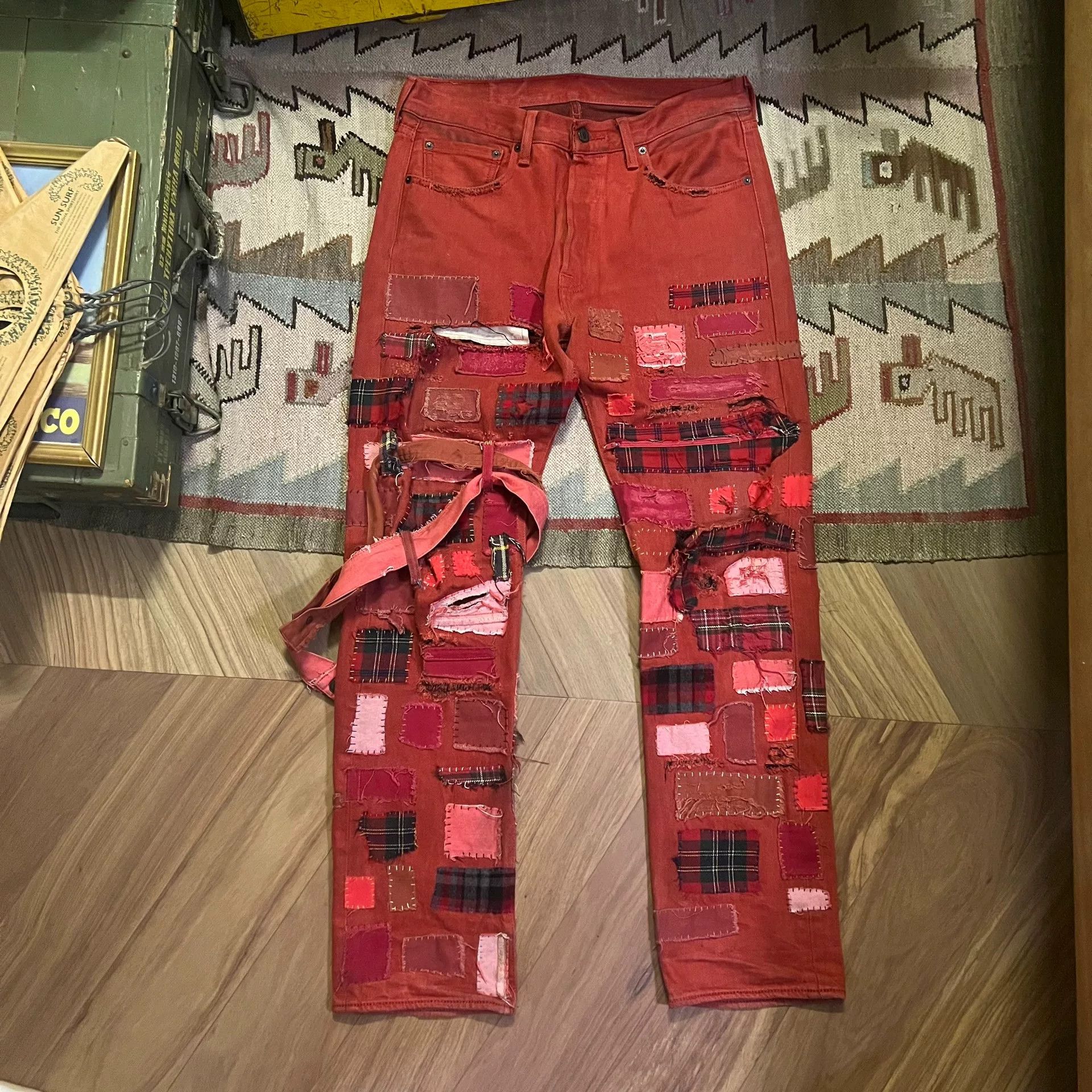 Levi's Vintage Clothing Levi's 501XX Vintage Remake Boro Jeans Size US 32 / EU 48 - 1 Thumbnail