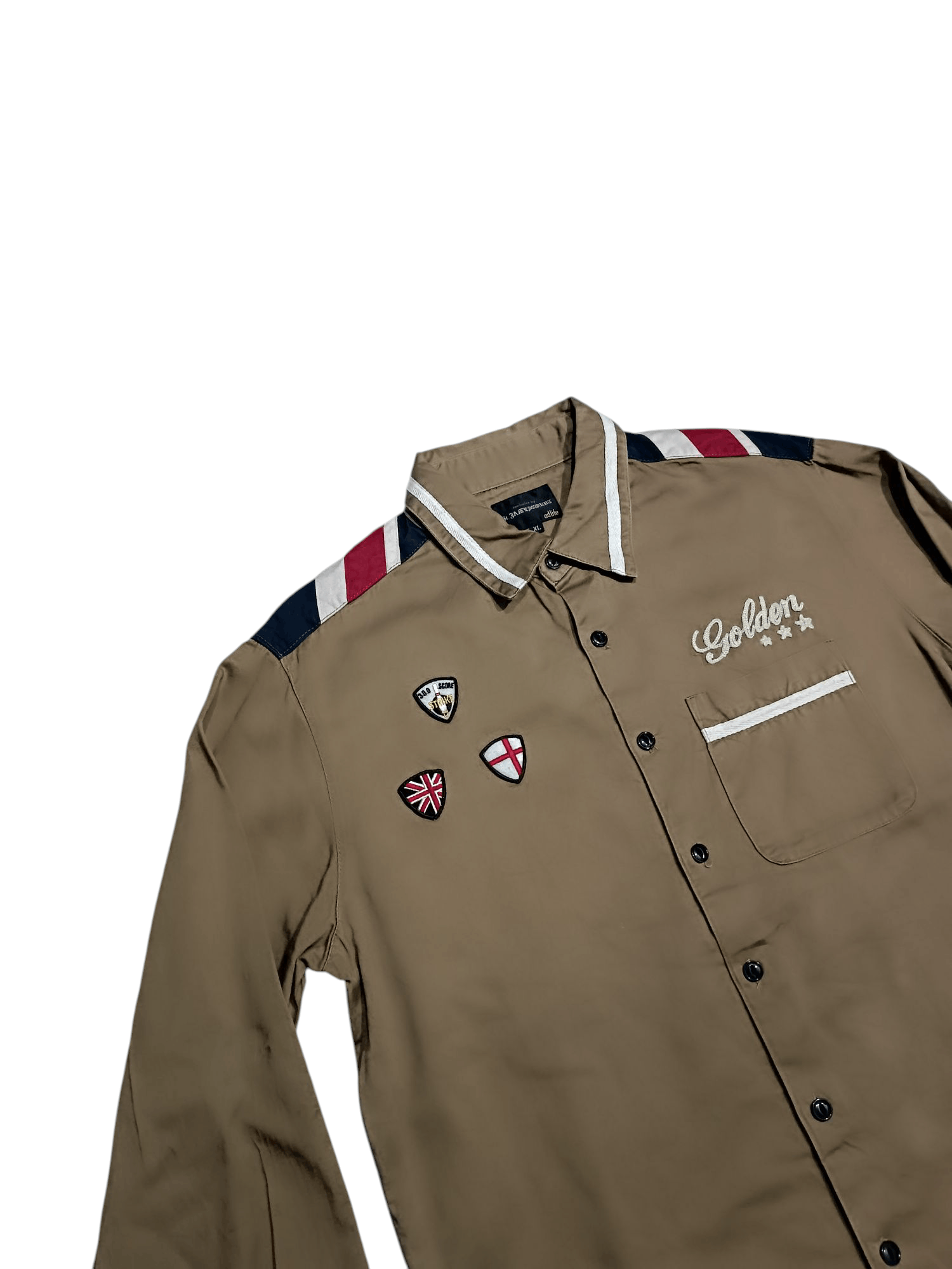 Japanese Brand × Vintage Long Sleeve Shirt Union Jack Size US XL / EU 56 / 4 - 3 Thumbnail