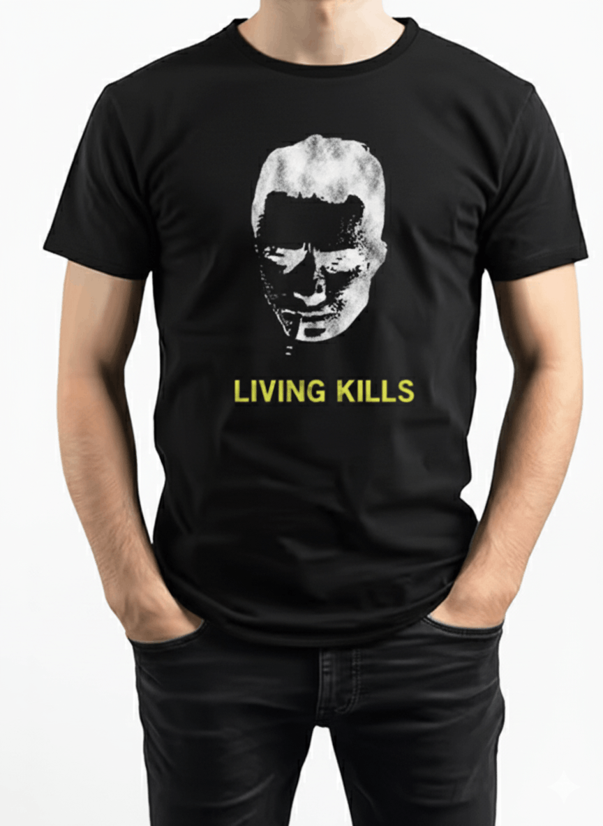 Other Streetwear Retro Cigarette Guy Print Soft T-Shirt Punk Size US XL / EU 56 / 4 - 2 Thumbnail