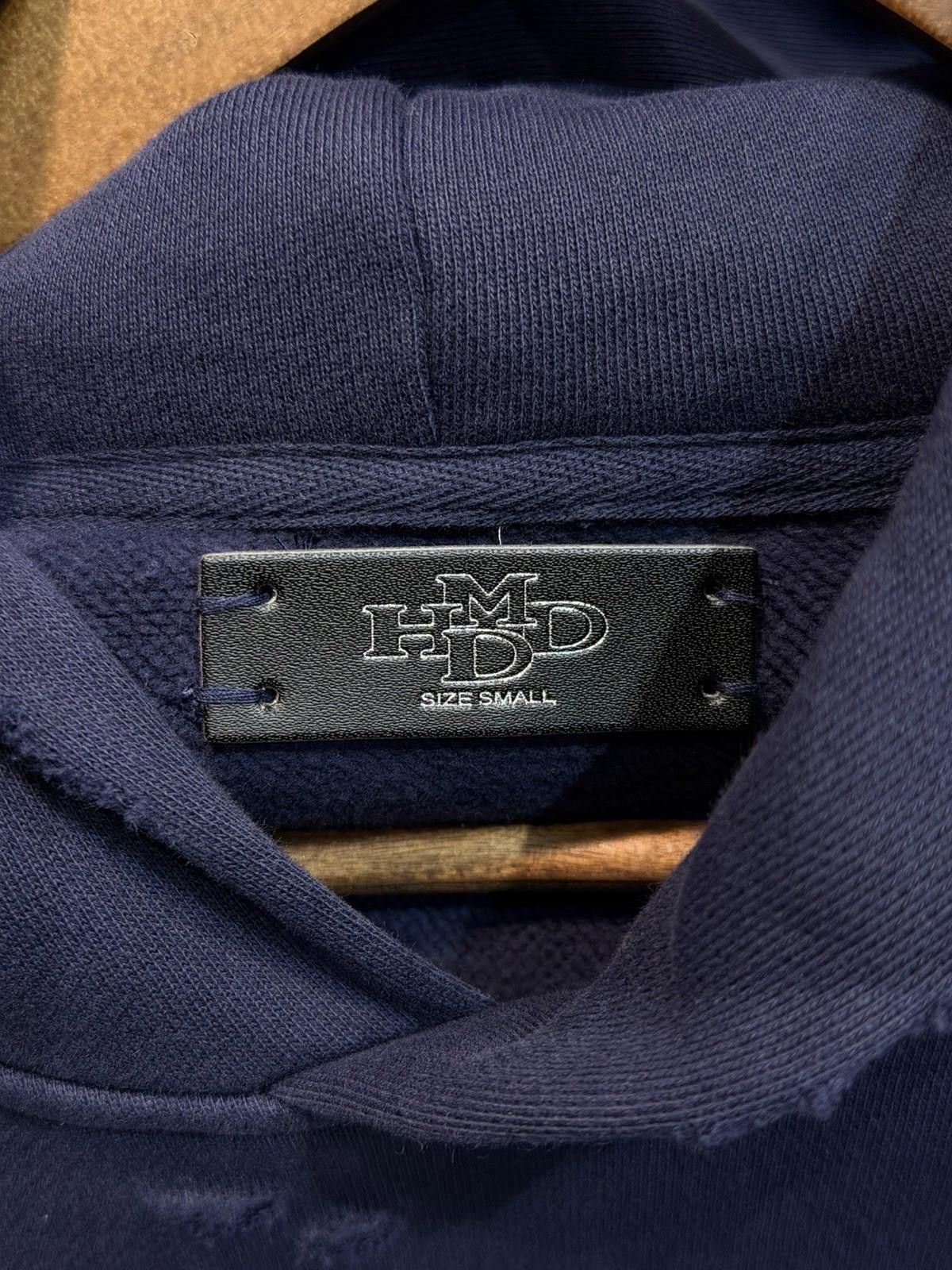 HMDD HMDD Blue Chim Distressed Hoodie Size Small Brand New Size US S / EU 44-46 / 1 - 9 Thumbnail