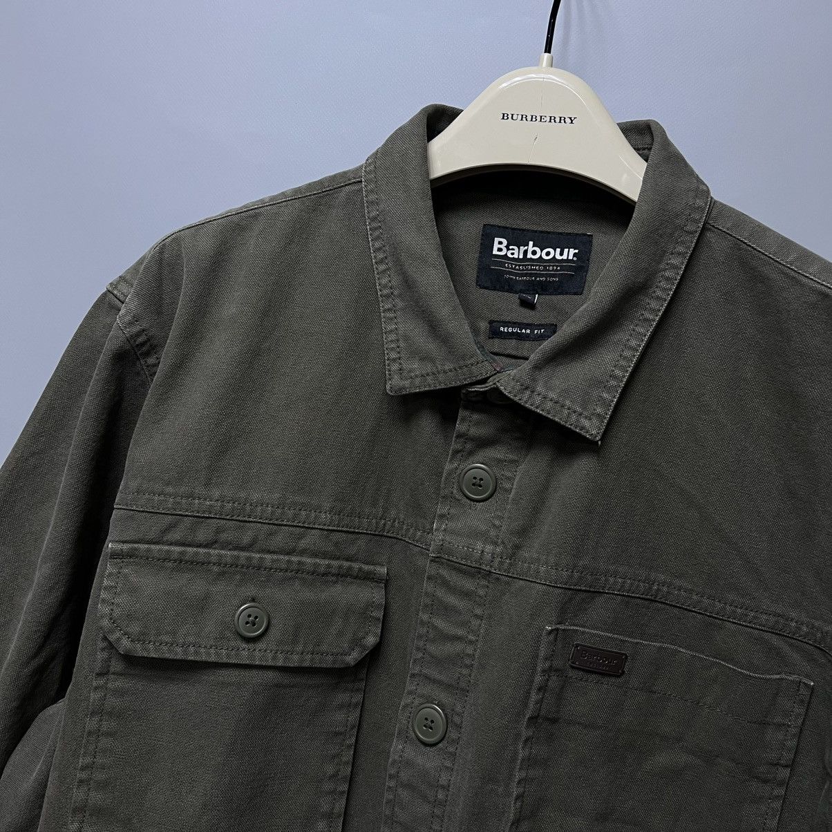 Barbour Barbour Lingfield Canvas Overshirt Garment Dye Jacket SS25 Size US XL / EU 56 / 4 - 8 Thumbnail