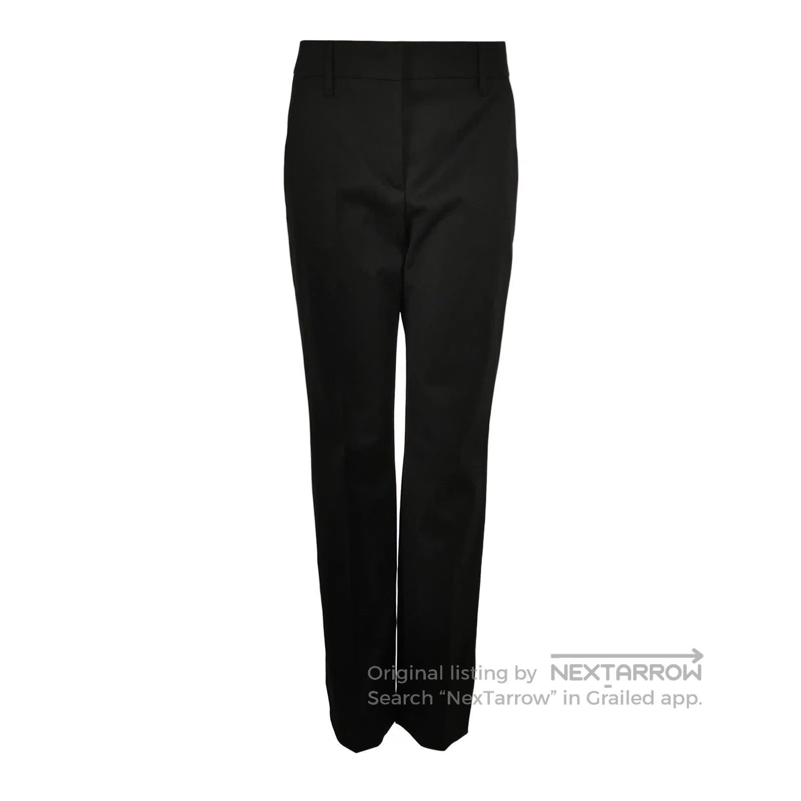 Prada Prada Black Cotton Blend Trousers Size 4. Size 39" - 1 Thumbnail