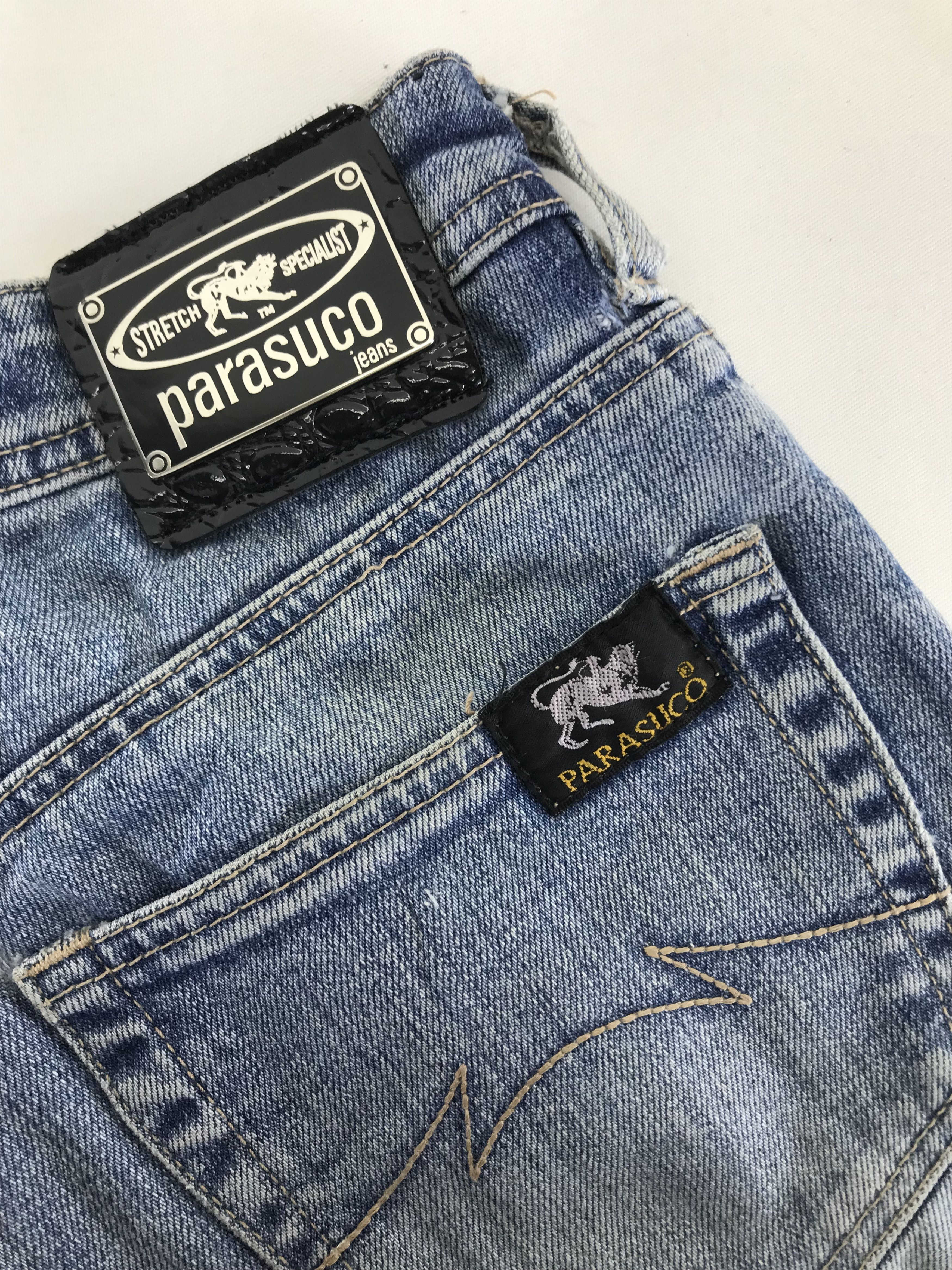 Parasuco Vintage Parasuco Art Pattern Flare Jeans Size 23" - 11 Thumbnail