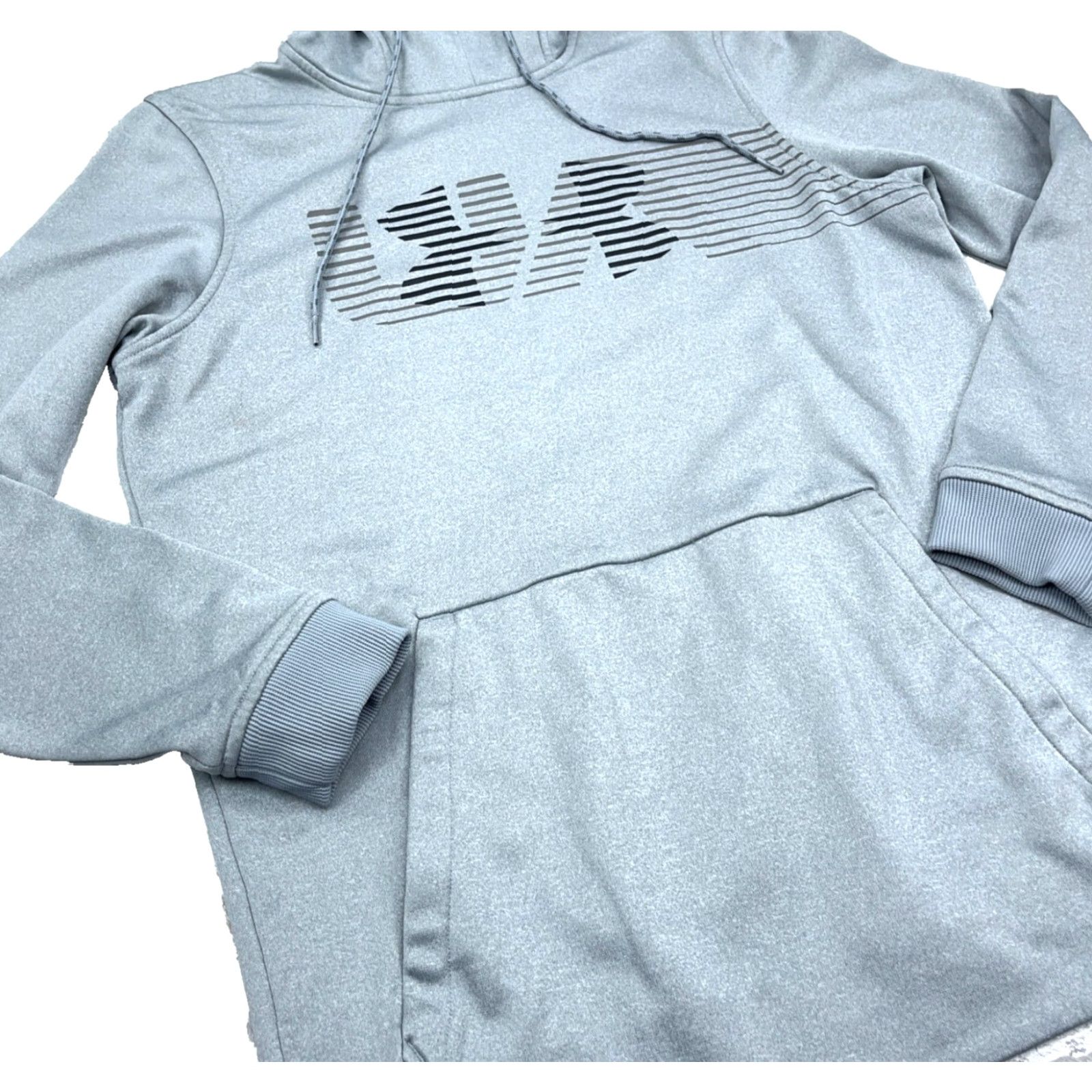 Under Armour Under Armour Hoodie Men Small Gray Loose Fit Cold Gear Sweatshirt Performance A4 Size US S / EU 44-46 / 1 - 3 Thumbnail