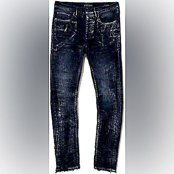 Purple Brand New Purple brand black wash with metal sliver Size US 31 - 3 Thumbnail