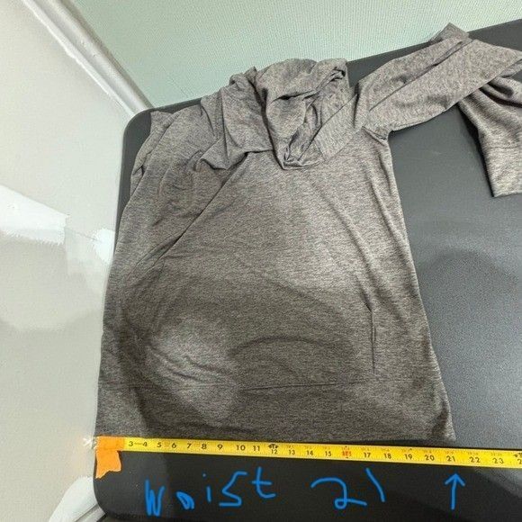 Reebok Reebok Gray Hooded Long Sleeve Shirt Men's Size L Stretch At Size US L / EU 52-54 / 3 - 7 Thumbnail
