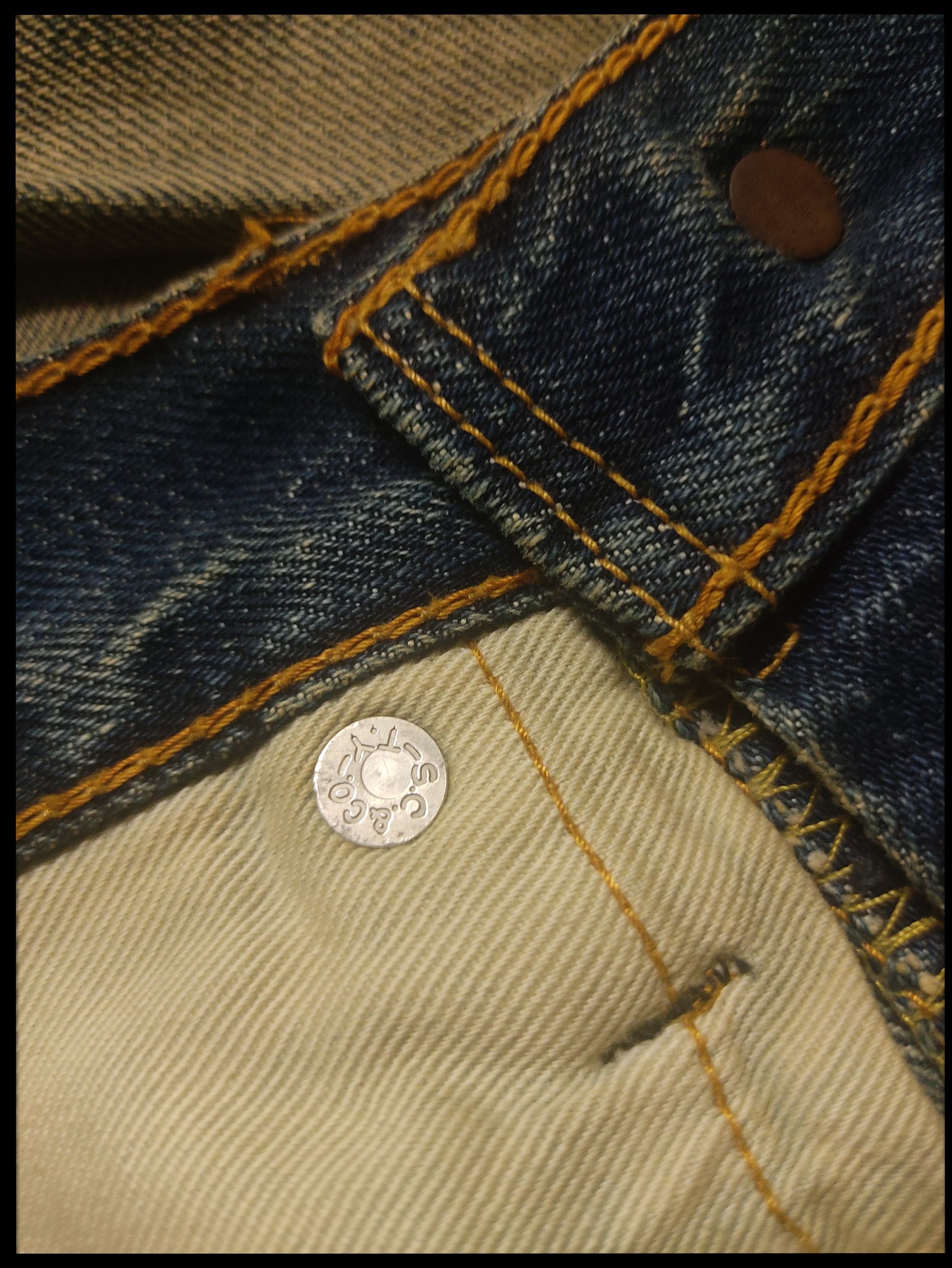 Sugar Cane × Toyo Enterprises Vintage Sugar Cane & co Jeans distress Single Digit Size US 28 / EU 44 - 13 Thumbnail