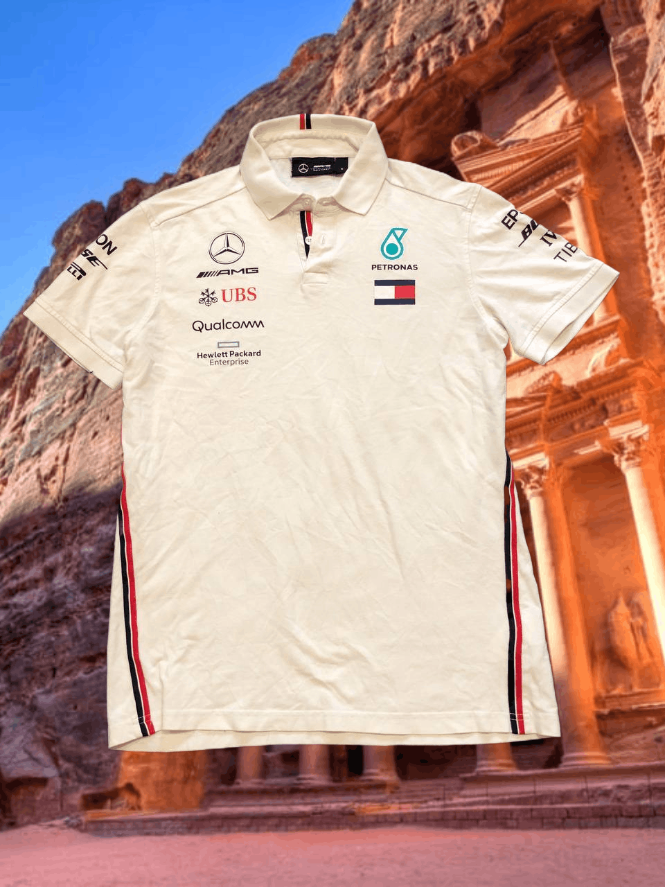 Mercedes-Benz Vintage Polo Mercedes-Benz logo Petronas AMG T-Shirt Y2K Size US S / EU 44-46 / 1 - 1 Thumbnail