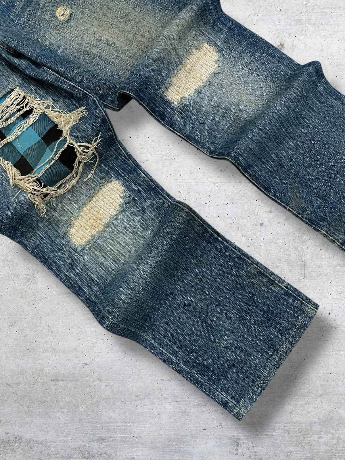 Hysteric Glamour NYLAUS JAPAN ICONIC GRUNGE RIPPED DISTRESSED 90S DESIGNER OG Size US 30 / EU 46 - 4 Thumbnail