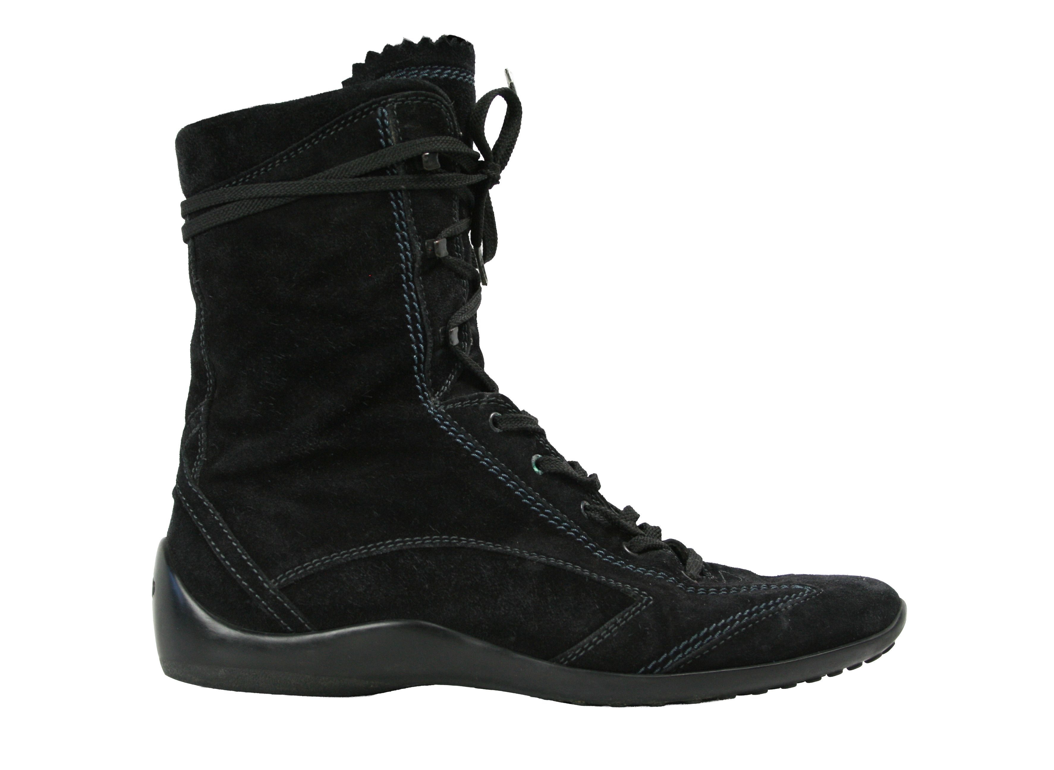 Tod's Boxeur Moto Racing Lace Up Suede Boots Size US 8.5 / IT 38.5 - 1 Thumbnail