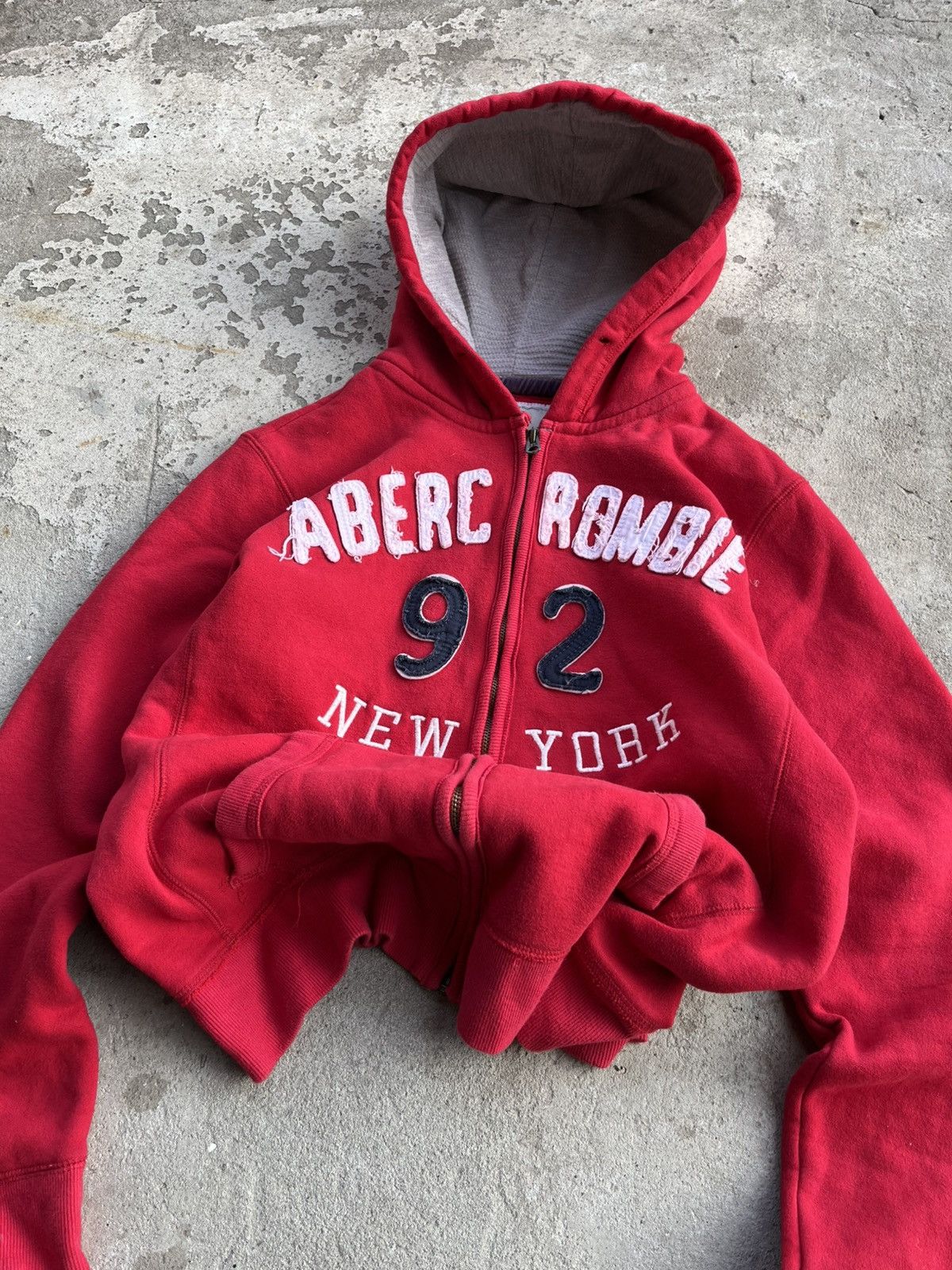 Abercrombie & Fitch × Hysteric Glamour × If Six Was Nine Vintage Abercrombie Big Logo Zip Hoodie like LGB Diesel Y2K Size US M / EU 48-50 / 2 - 2 Thumbnail