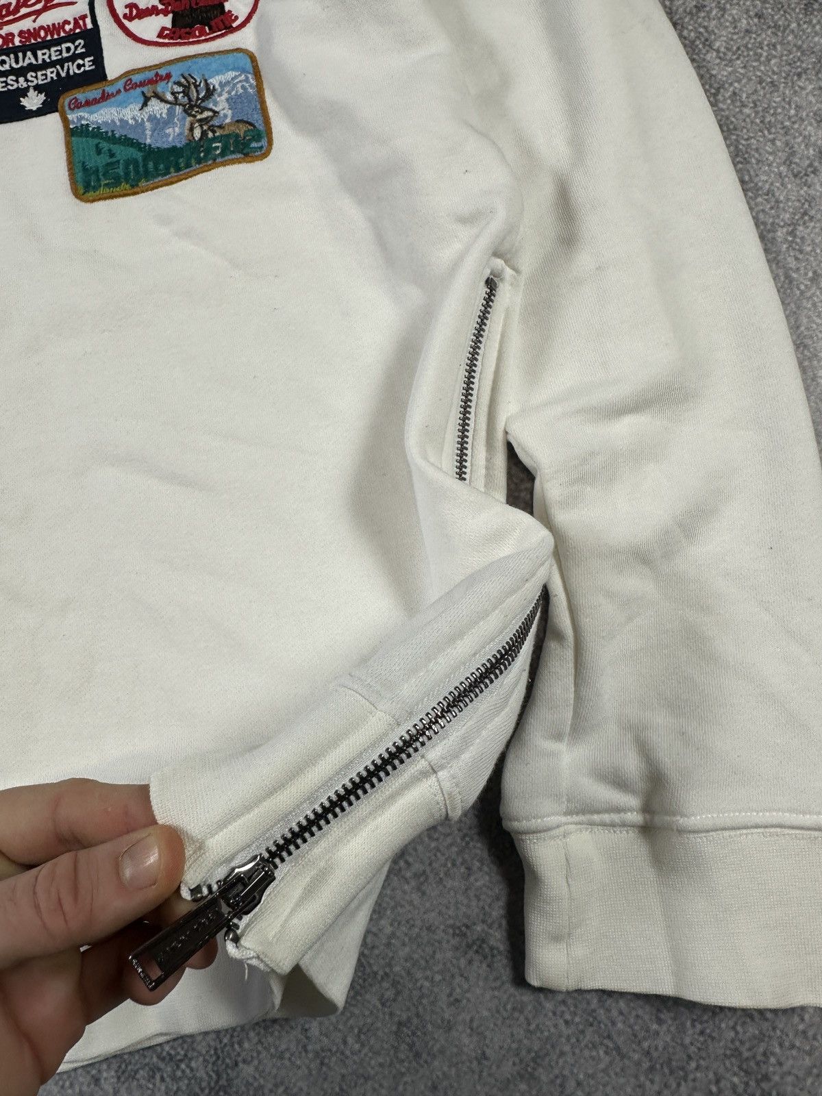 Dsquared2 Y2K Dsquared2 Icon Big Logo Sweatshirt Streetwear Rare USA S Size US XL / EU 56 / 4 - 4 Thumbnail