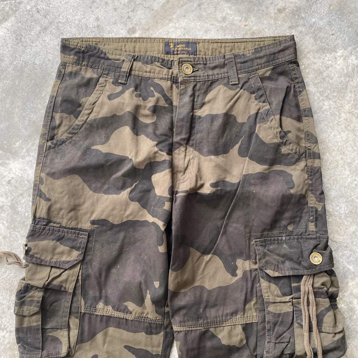If Six Was Nine × Japanese Brand × Le Grande Bleu (L.G.B.) Japanese Brand Cargo Pants w33 Size US 30 / EU 46 - 2 Thumbnail