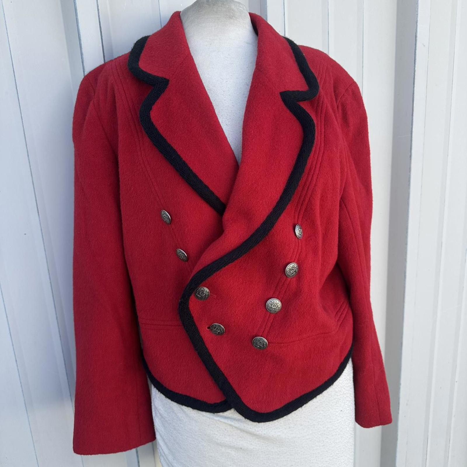 Other Vintage 80s / 90s Military // Retro Liz Claiborne Red Size M / US 6-8 / IT 42-44 - 4 Thumbnail