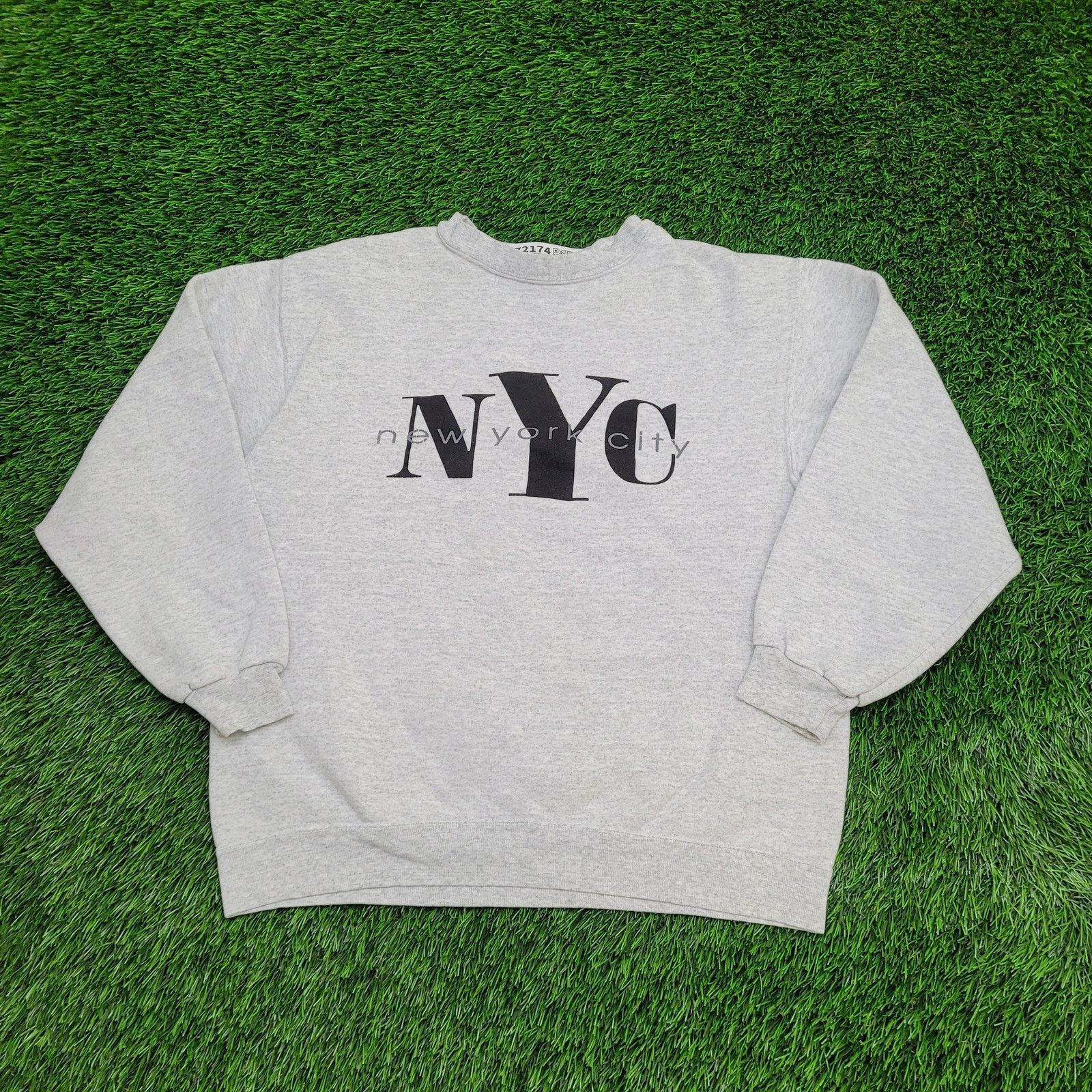 Chase Authentics Vintage 90s NYC New-York Sweatshirt Womens M/L 21x22 USA Size M / US 6-8 / IT 42-44 - 1 Thumbnail