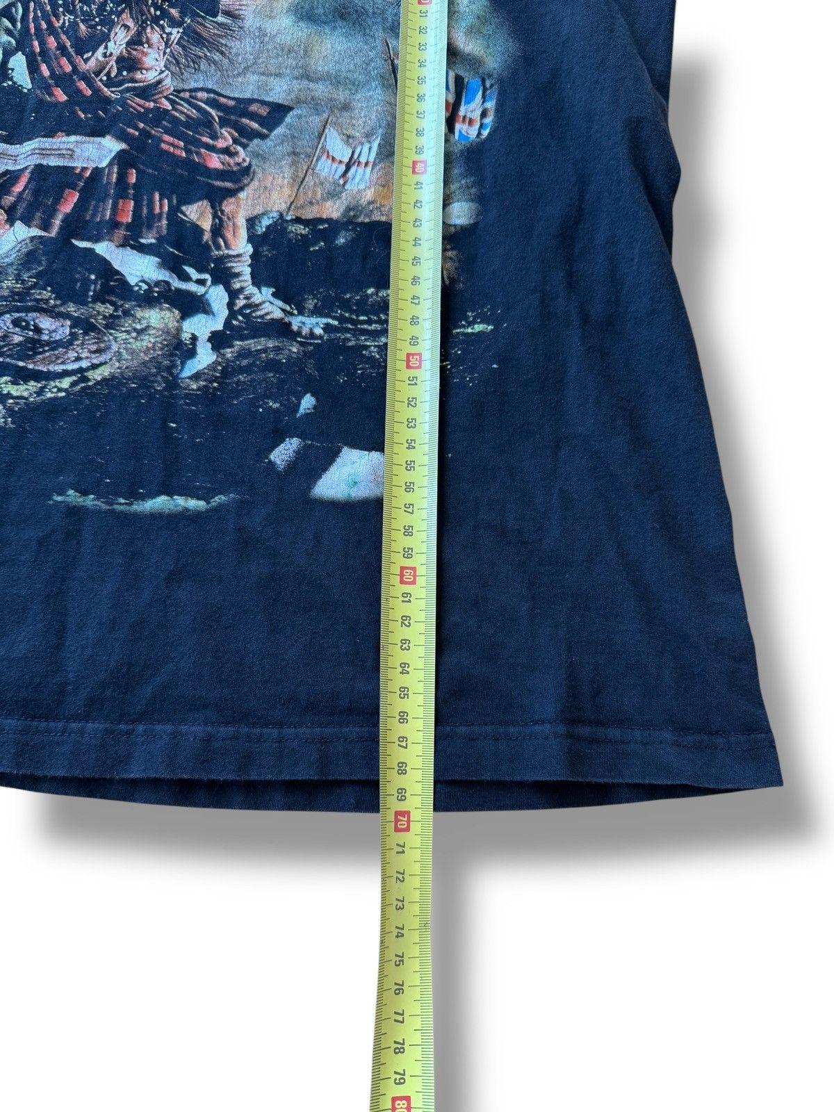 Iron Maiden *RARE* 90s VINTAGE 1998 IRON MAIDEN METAL THE CLANSMAN TEE Size US XL / EU 56 / 4 - 10 Thumbnail