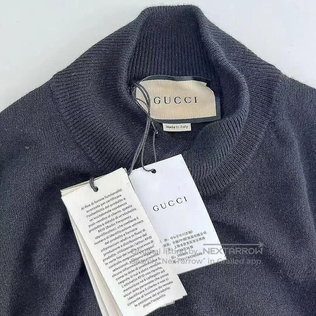 Gucci black high-neck cashmere sweater by gucci. Size US S / EU 44-46 / 1 - 3 Thumbnail