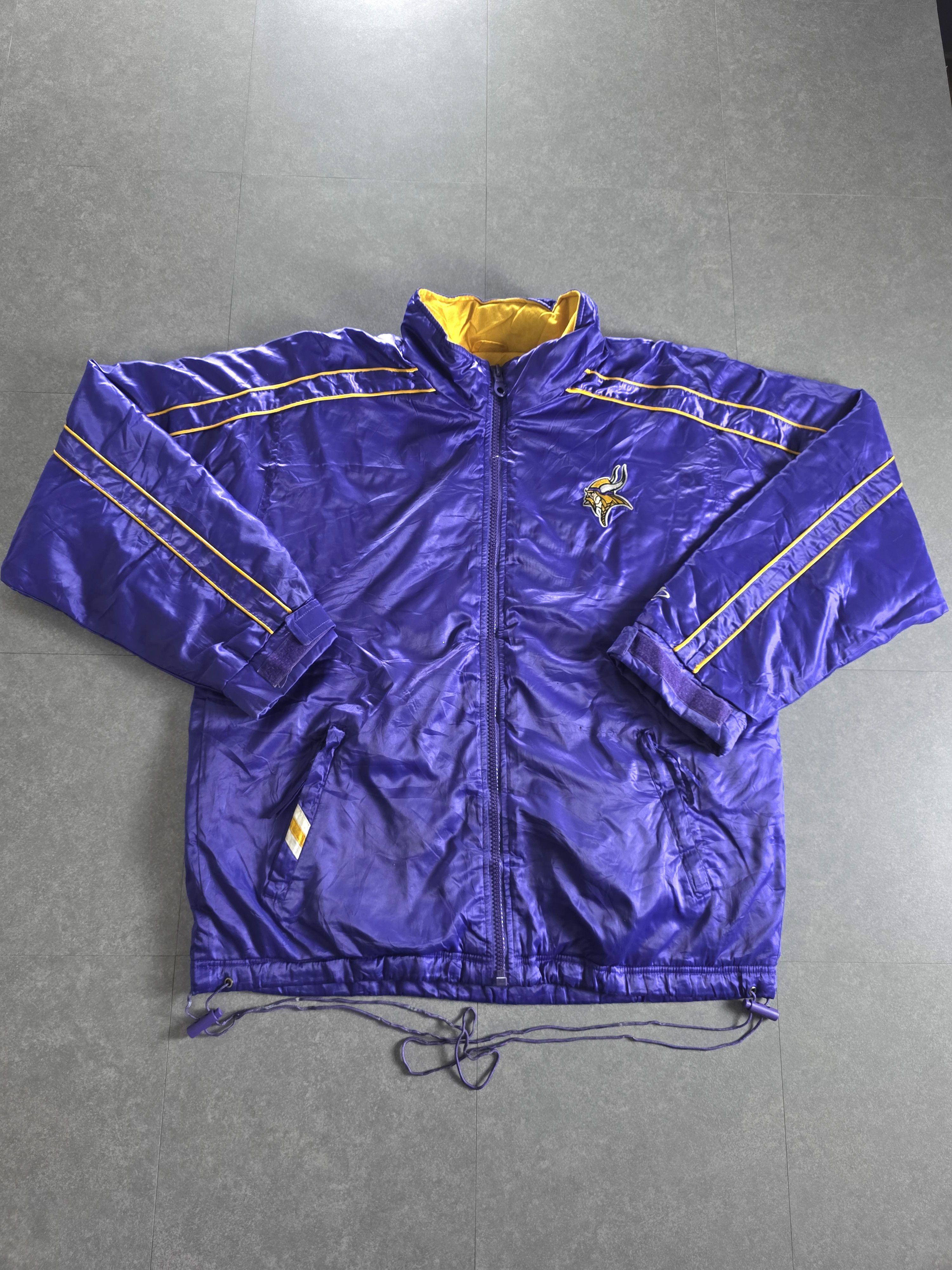 Logo Athletic Vintage Minnesota Vikings NFL Jacket Logo Athletic 90s Size US M / EU 48-50 / 2 - 2 Thumbnail