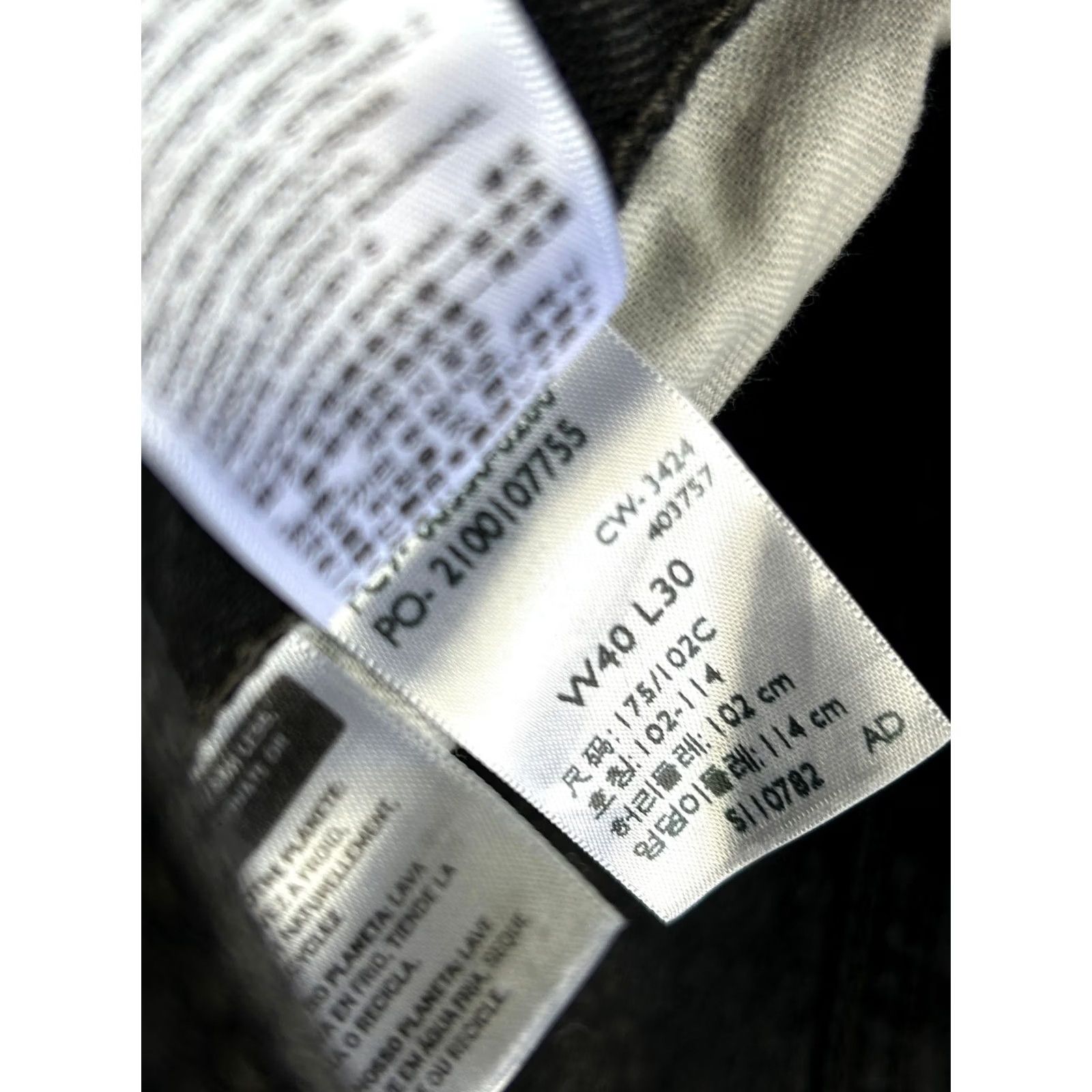 Levi's Levi’s 550 Jeans Relaxed Fit Men’s 40 x 30 Black Denim Logo 5-Pocket Tapered Vintage Free Shipping Size US 40 / EU 56 - 4 Thumbnail