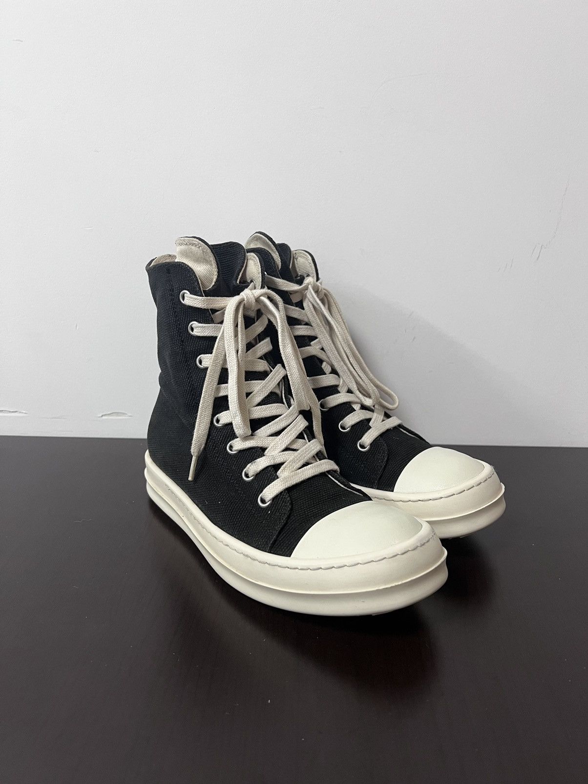 Rick Owens Drkshdw Rick owens drkshdw ramones high top sneakers Size US 6 / IT 36 - 5 Thumbnail